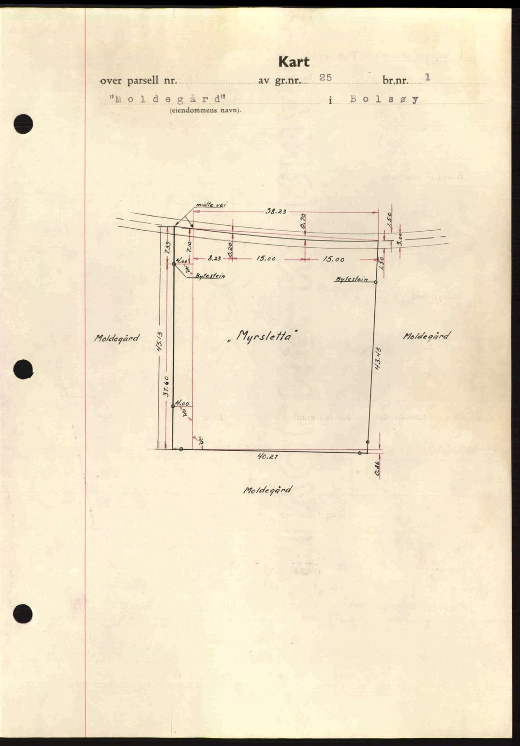 Romsdal sorenskriveri, AV/SAT-A-4149/1/2/2C: Mortgage book no. A8, 1939-1940, Diary no: : 1108/1940