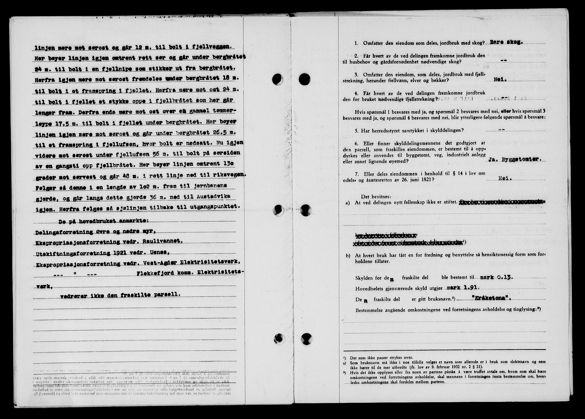 Flekkefjord sorenskriveri, SAK/1221-0001/G/Gb/Gba/L0064: Mortgage book no. A-12, 1948-1949, Diary no: : 145/1949