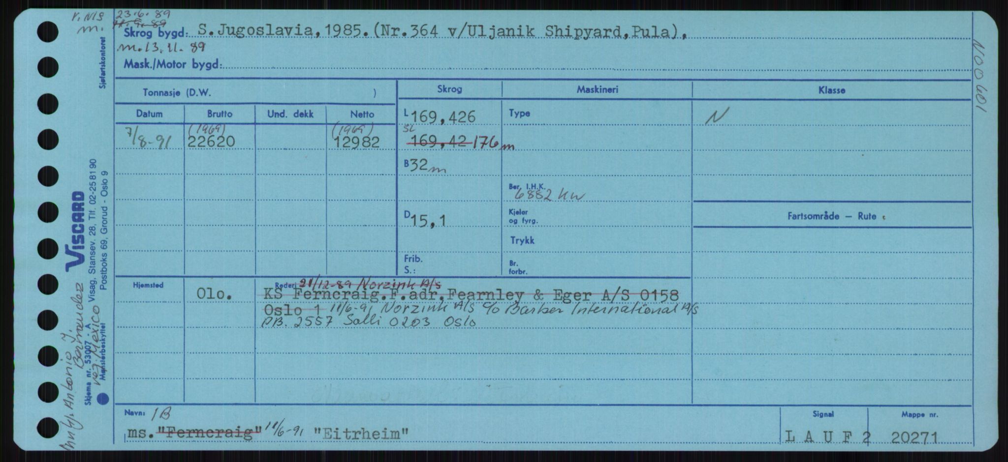 Sjøfartsdirektoratet med forløpere, Skipsmålingen, AV/RA-S-1627/H/Ha/L0002/0001: Fartøy, Eik-Hill / Fartøy, Eik-F, p. 29