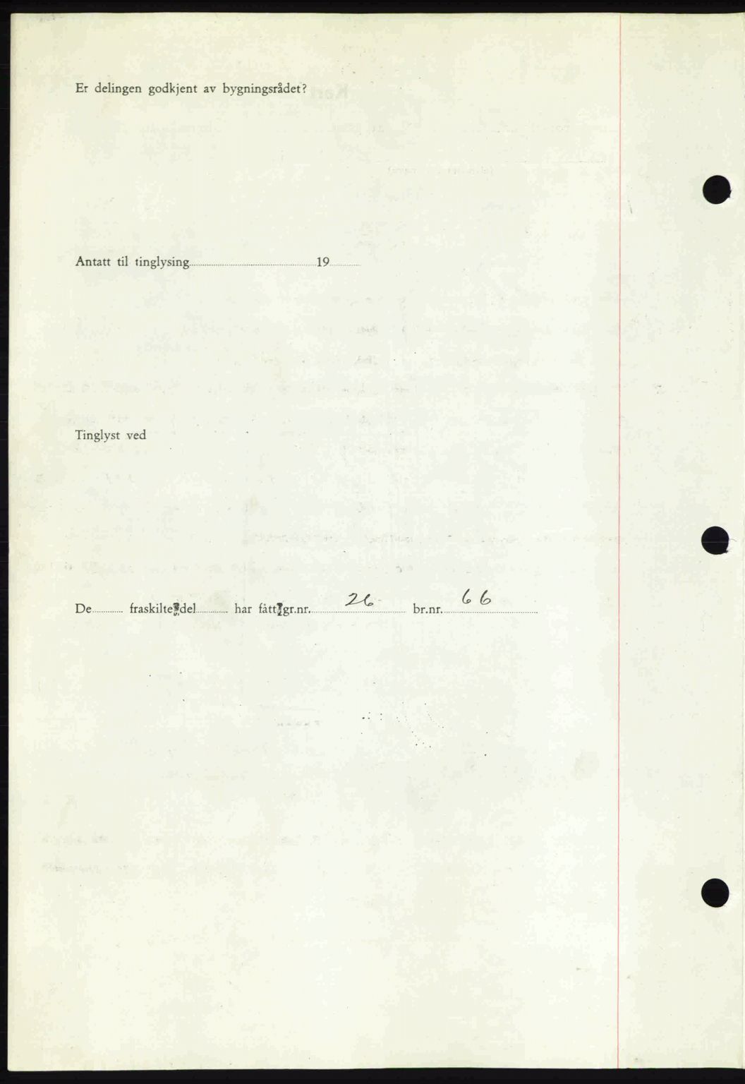 Romsdal sorenskriveri, AV/SAT-A-4149/1/2/2C: Mortgage book no. A14, 1943-1943, Diary no: : 1610/1943