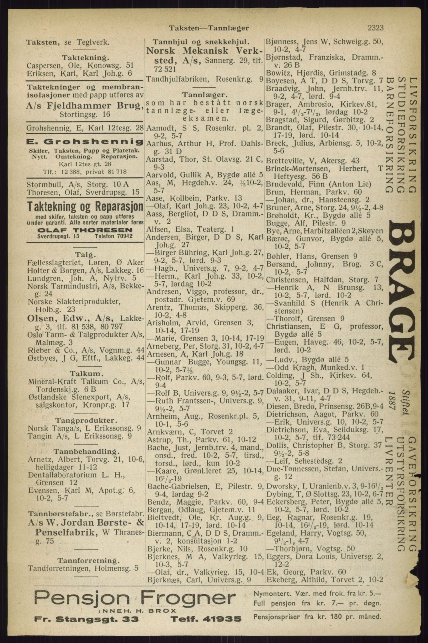 Kristiania/Oslo adressebok, PUBL/-, 1933, p. 2323
