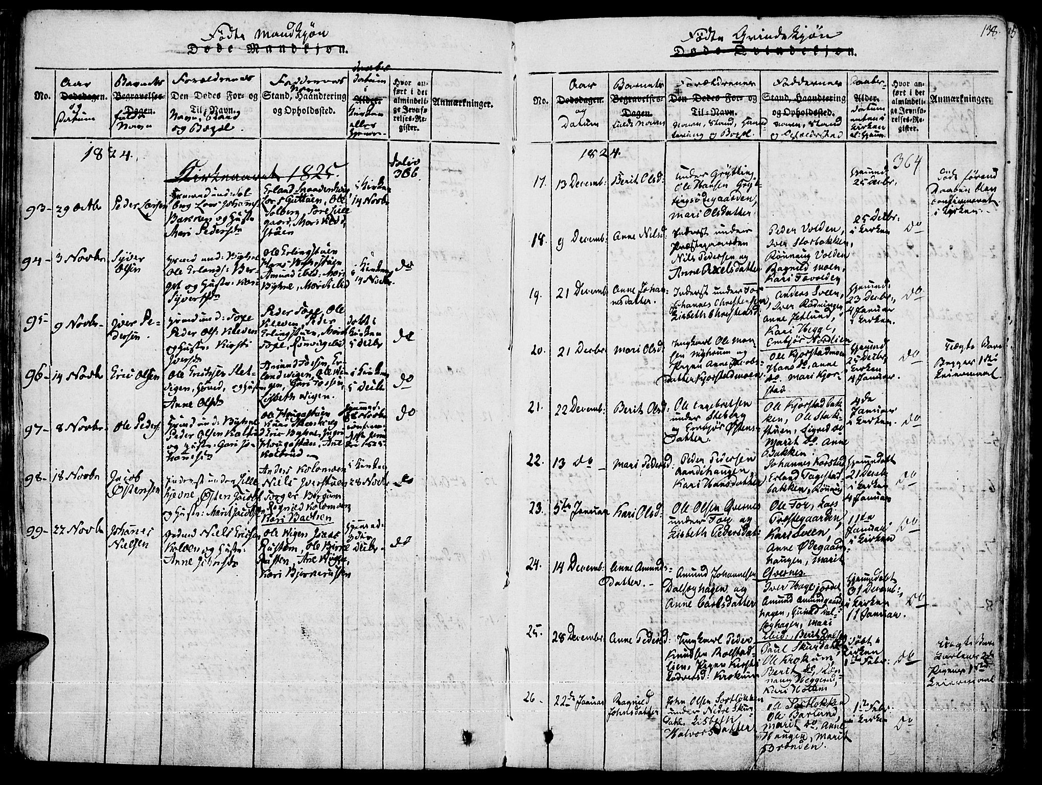 Fron prestekontor, SAH/PREST-078/H/Ha/Haa/L0002: Parish register (official) no. 2, 1816-1827, p. 138