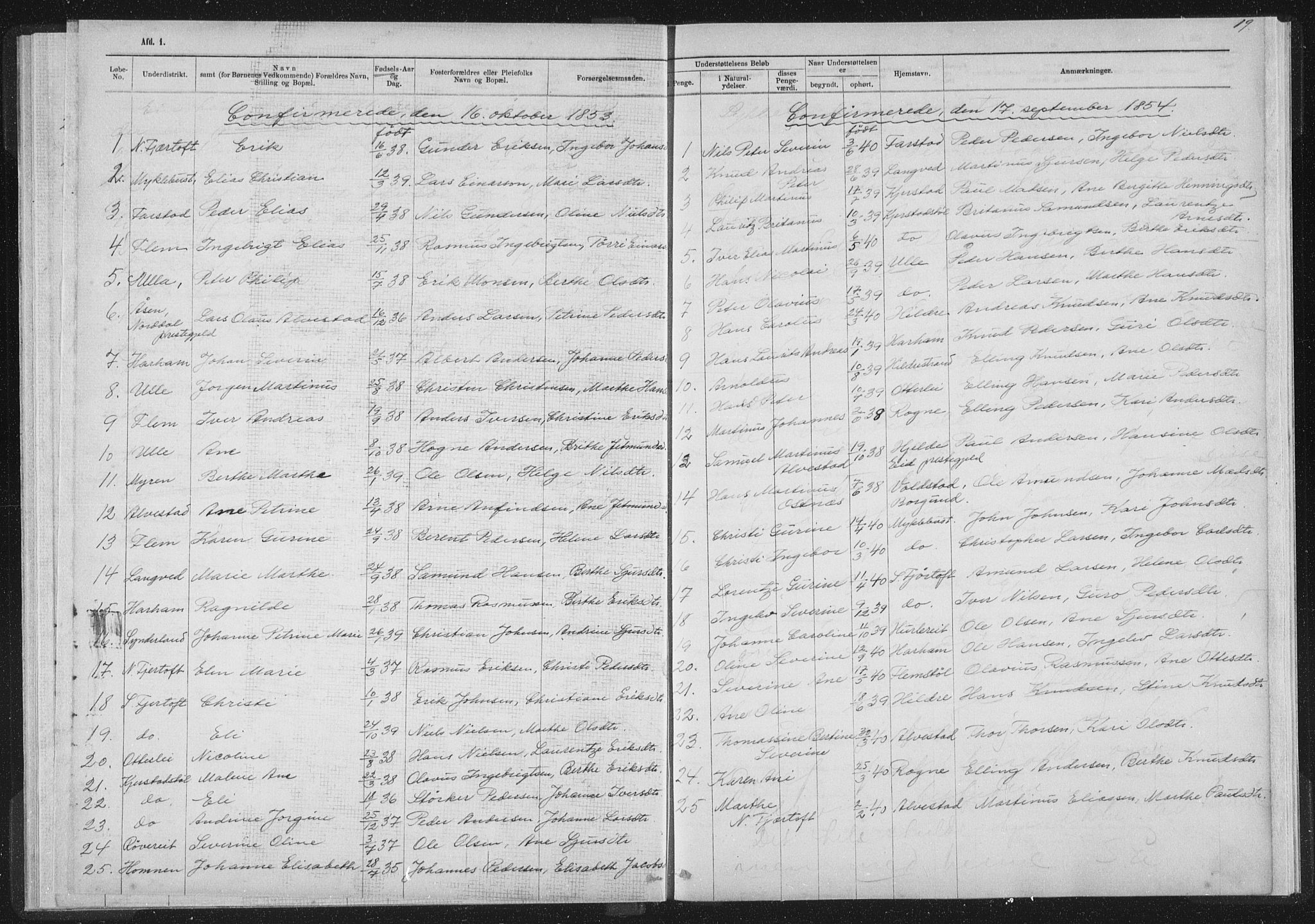 Ministerialprotokoller, klokkerbøker og fødselsregistre - Møre og Romsdal, SAT/A-1454/536/L0514: Parish register (official) no. 536D01, 1840-1875, p. 17