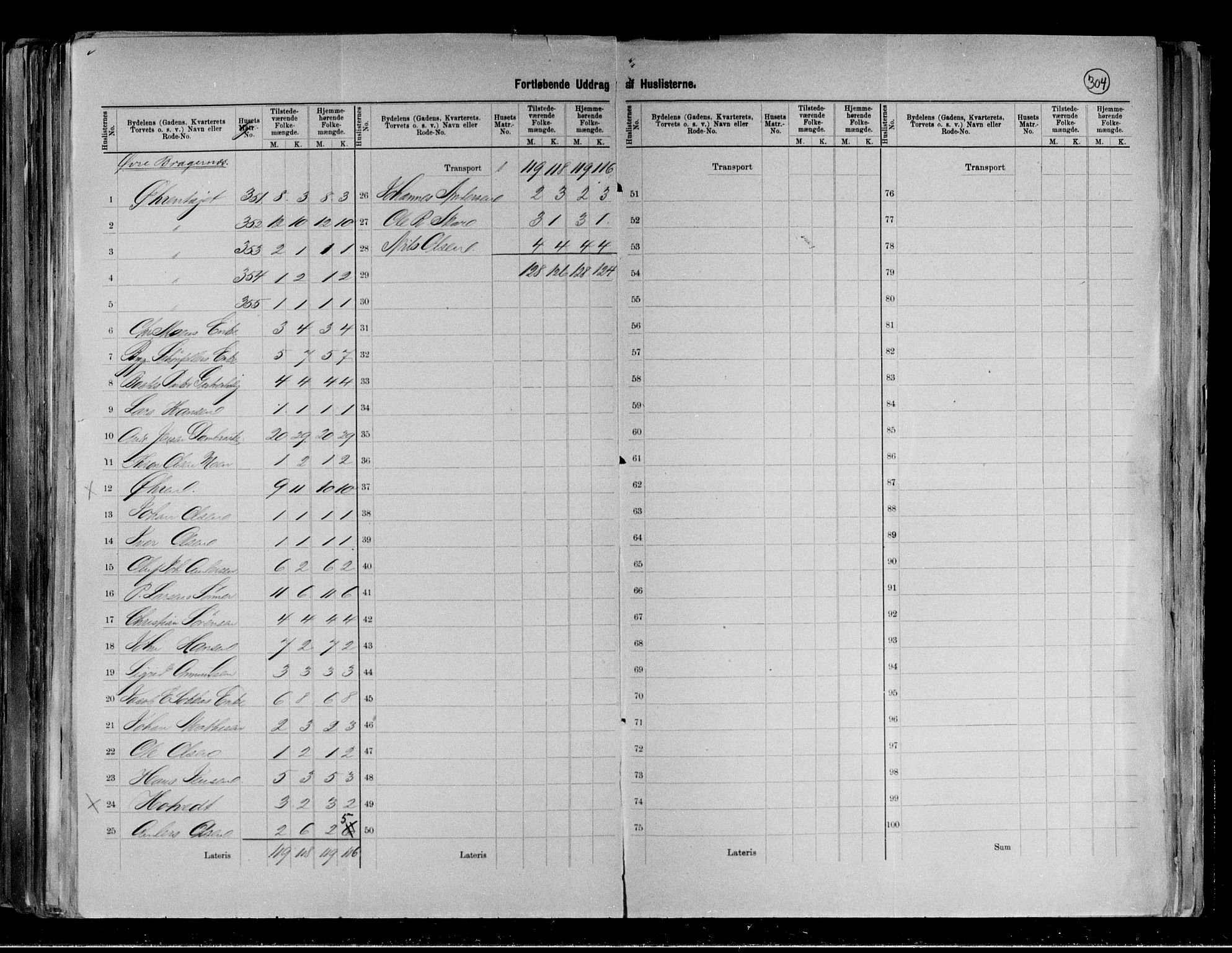 RA, 1891 census for 0602 Drammen, 1891, p. 19