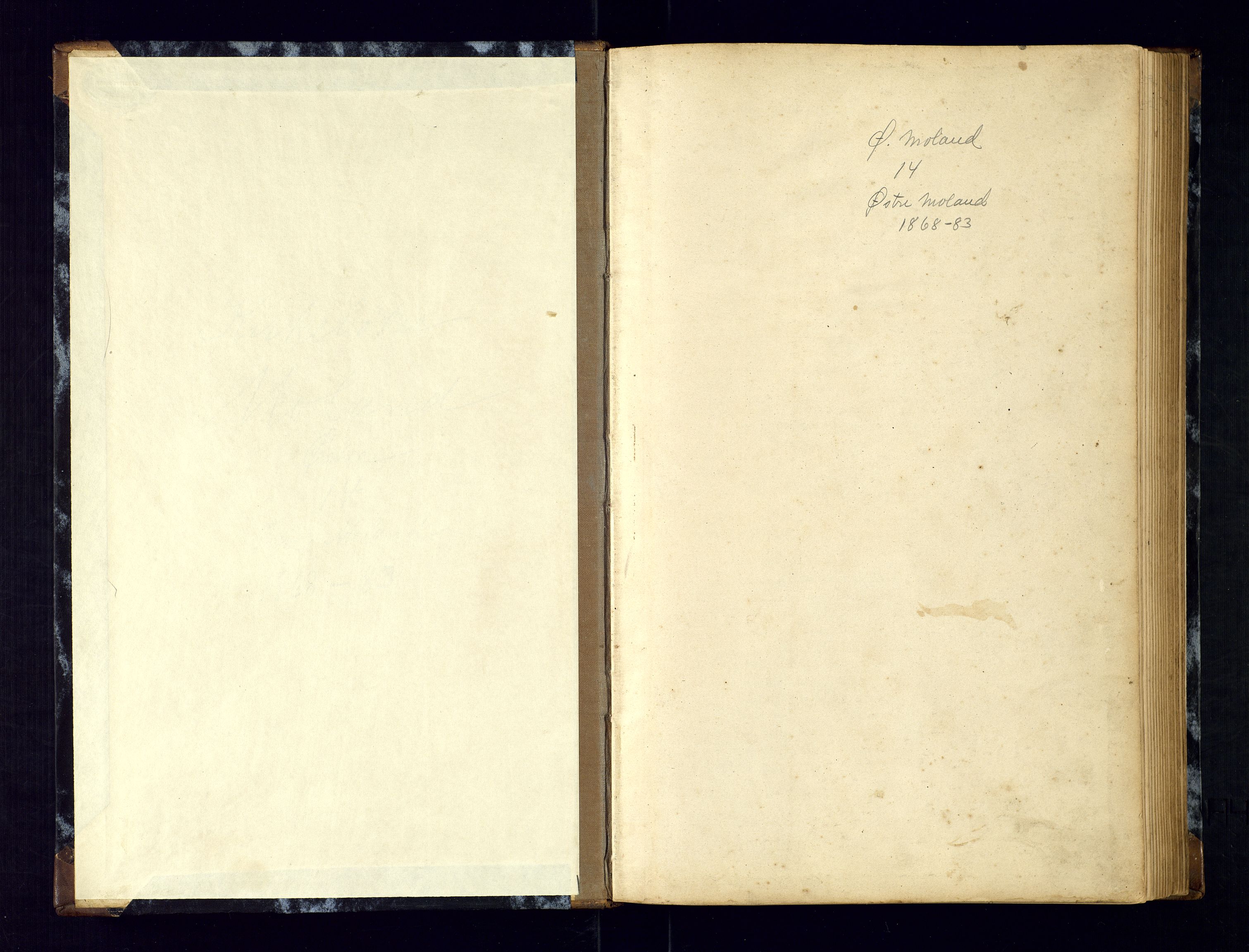 Austre Moland sokneprestkontor, AV/SAK-1111-0001/F/Fc/Fca/L0003: Communicants register no. C-3, 1868-1883
