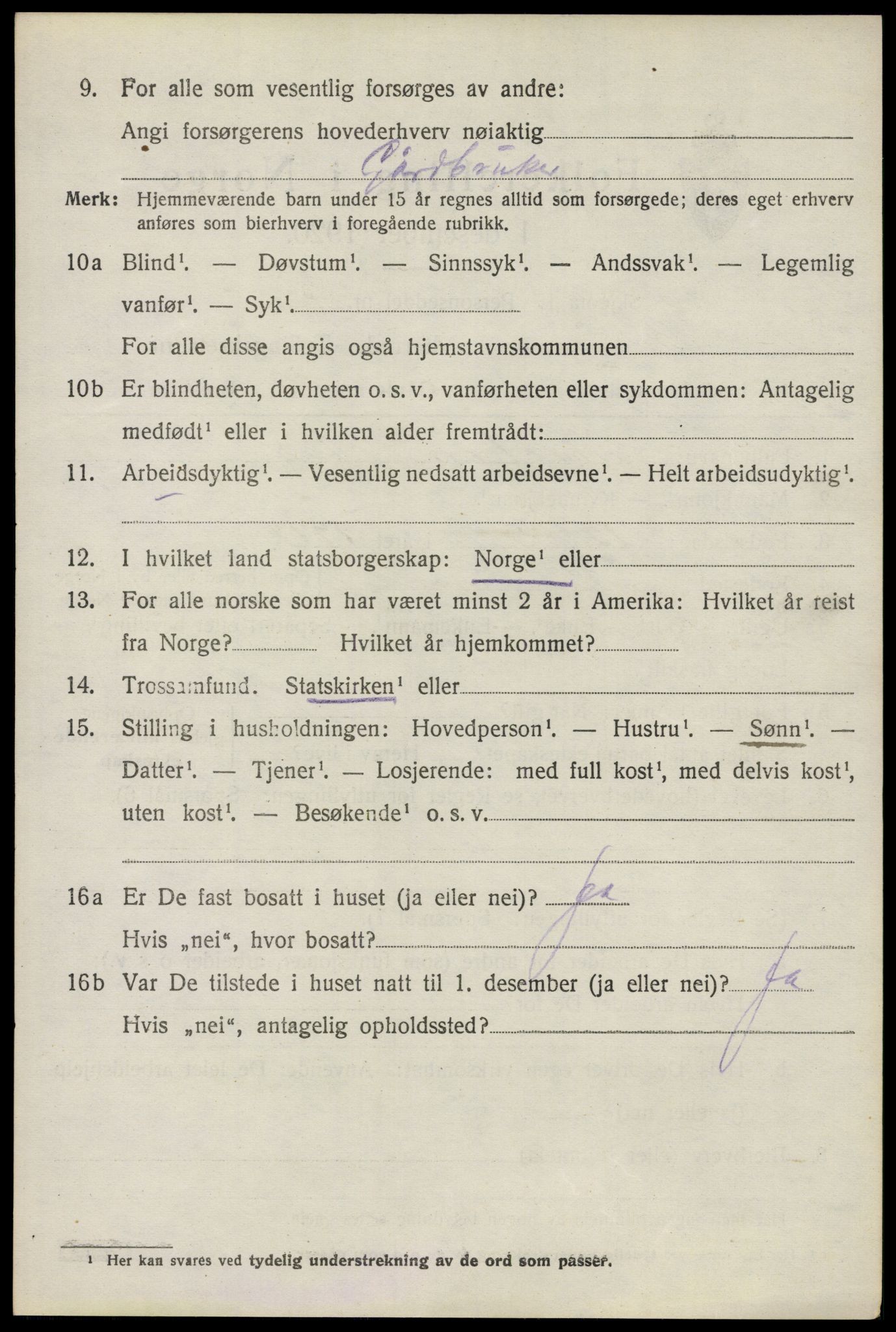 SAO, 1920 census for Bærum, 1920, p. 9743