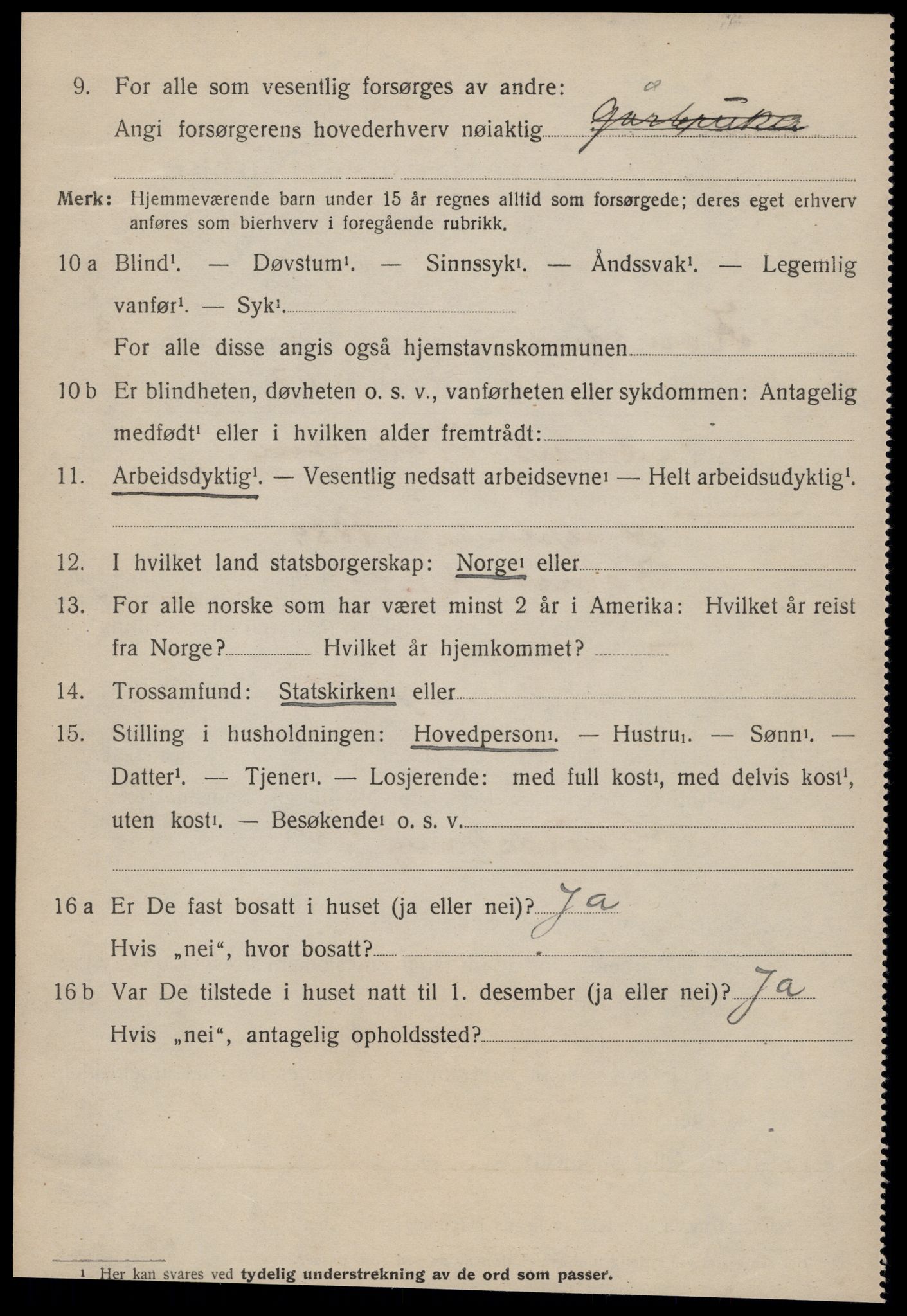 SAT, 1920 census for Kornstad, 1920, p. 1920