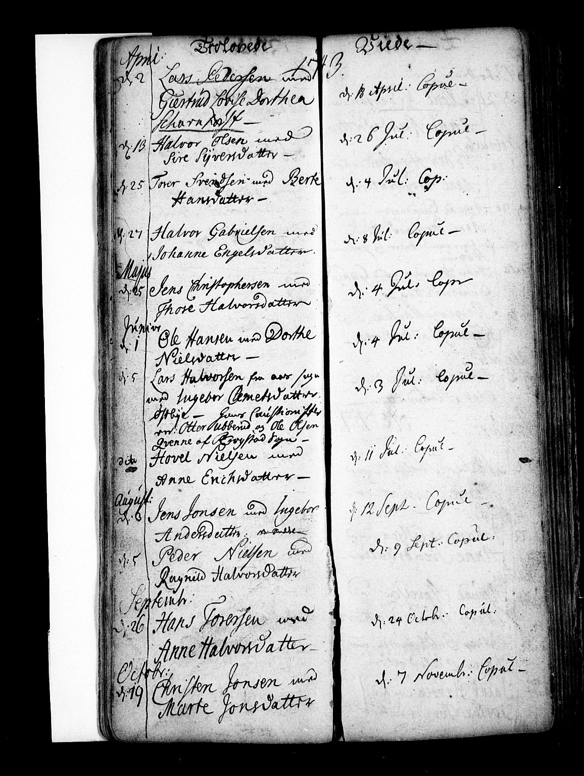 Enebakk prestekontor Kirkebøker, SAO/A-10171c/F/Fa/L0001: Parish register (official) no. I 1, 1719-1754