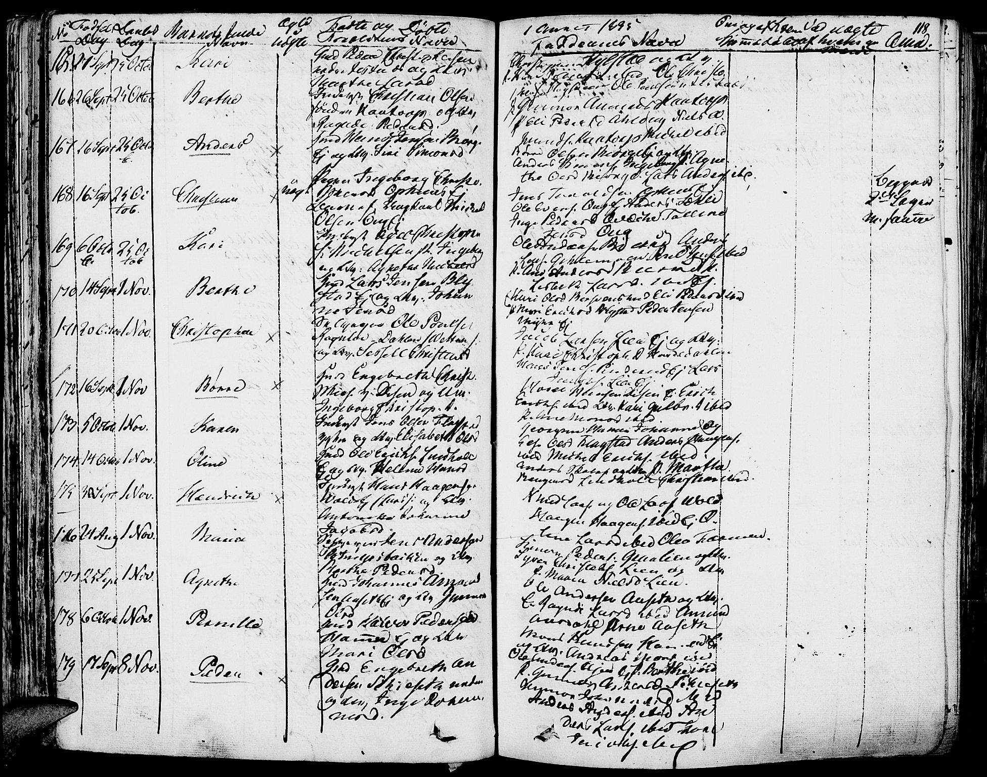 Vang prestekontor, Hedmark, SAH/PREST-008/H/Ha/Haa/L0009: Parish register (official) no. 9, 1826-1841, p. 118