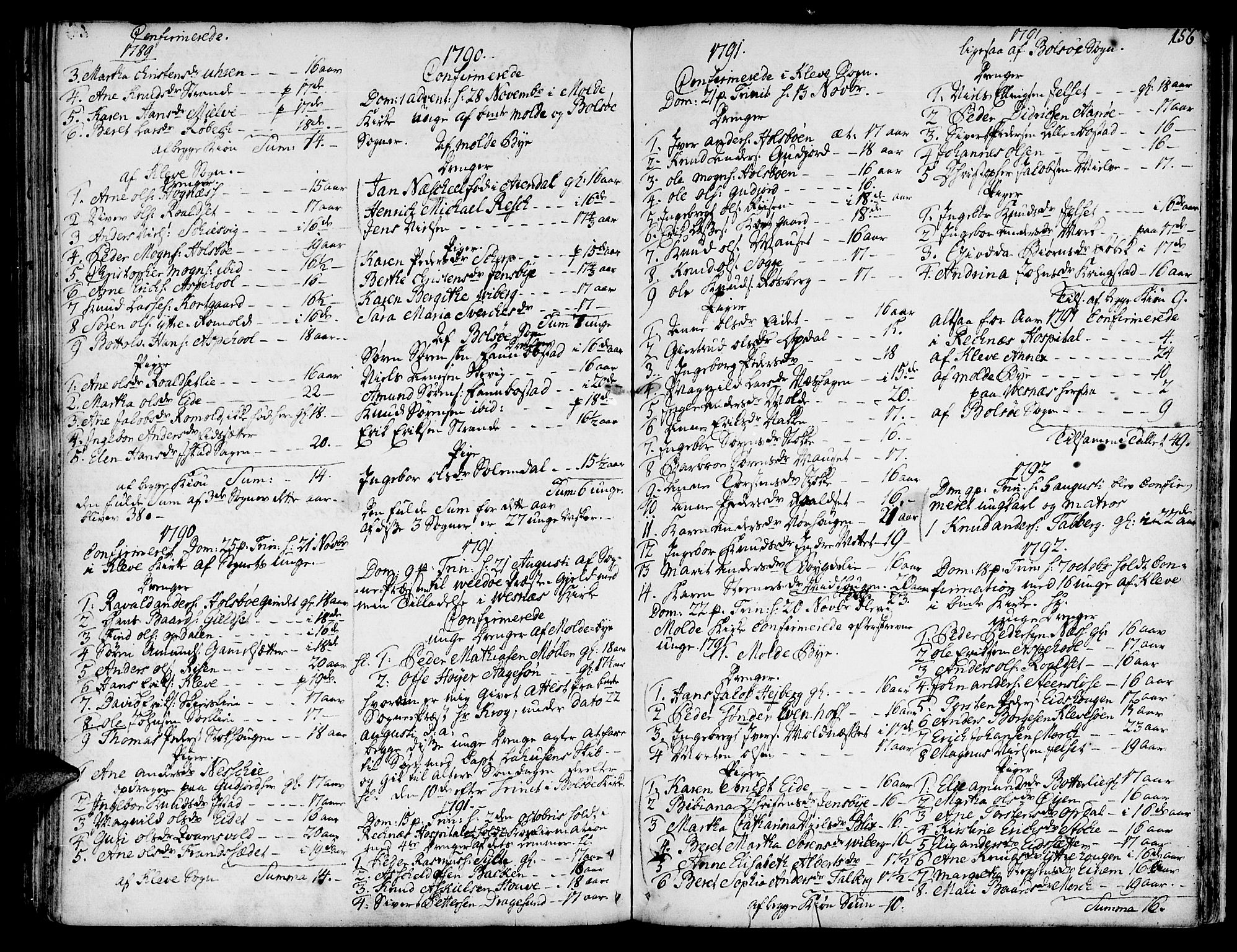 Ministerialprotokoller, klokkerbøker og fødselsregistre - Møre og Romsdal, AV/SAT-A-1454/555/L0648: Parish register (official) no. 555A01, 1759-1793, p. 156