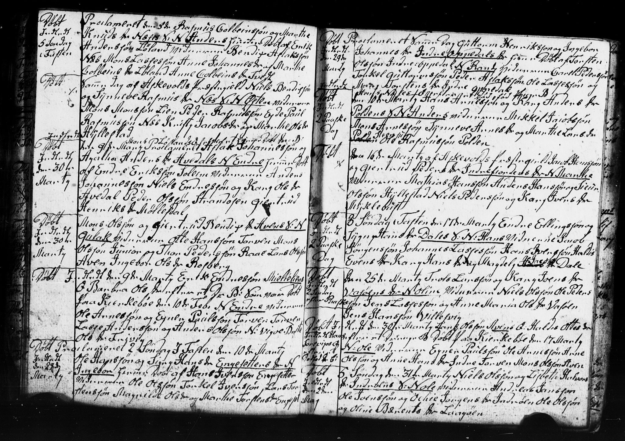 Gulen sokneprestembete, SAB/A-80201/H/Hab: Parish register (copy) no. A 2, 1791-1814