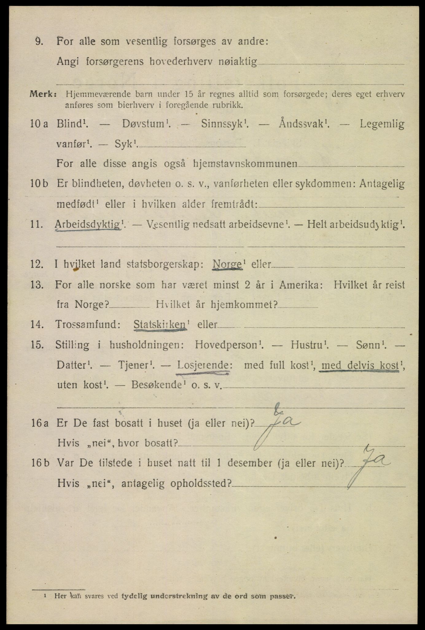 SAK, 1920 census for Kristiansand, 1920, p. 36980