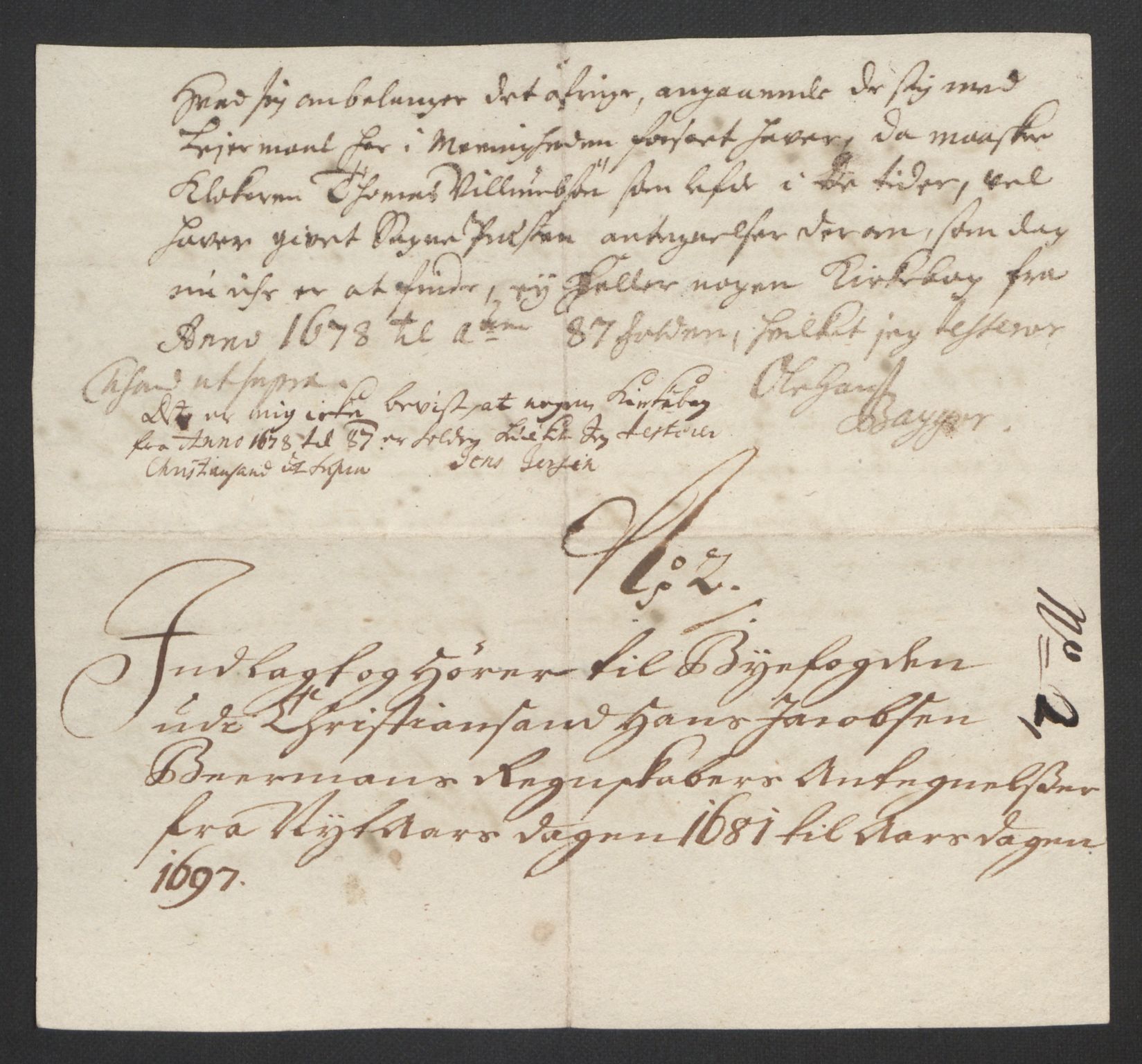 Rentekammeret inntil 1814, Reviderte regnskaper, Byregnskaper, RA/EA-4066/R/Rm/L0285: [M18] Sikt og sakefall, 1681-1718, p. 274