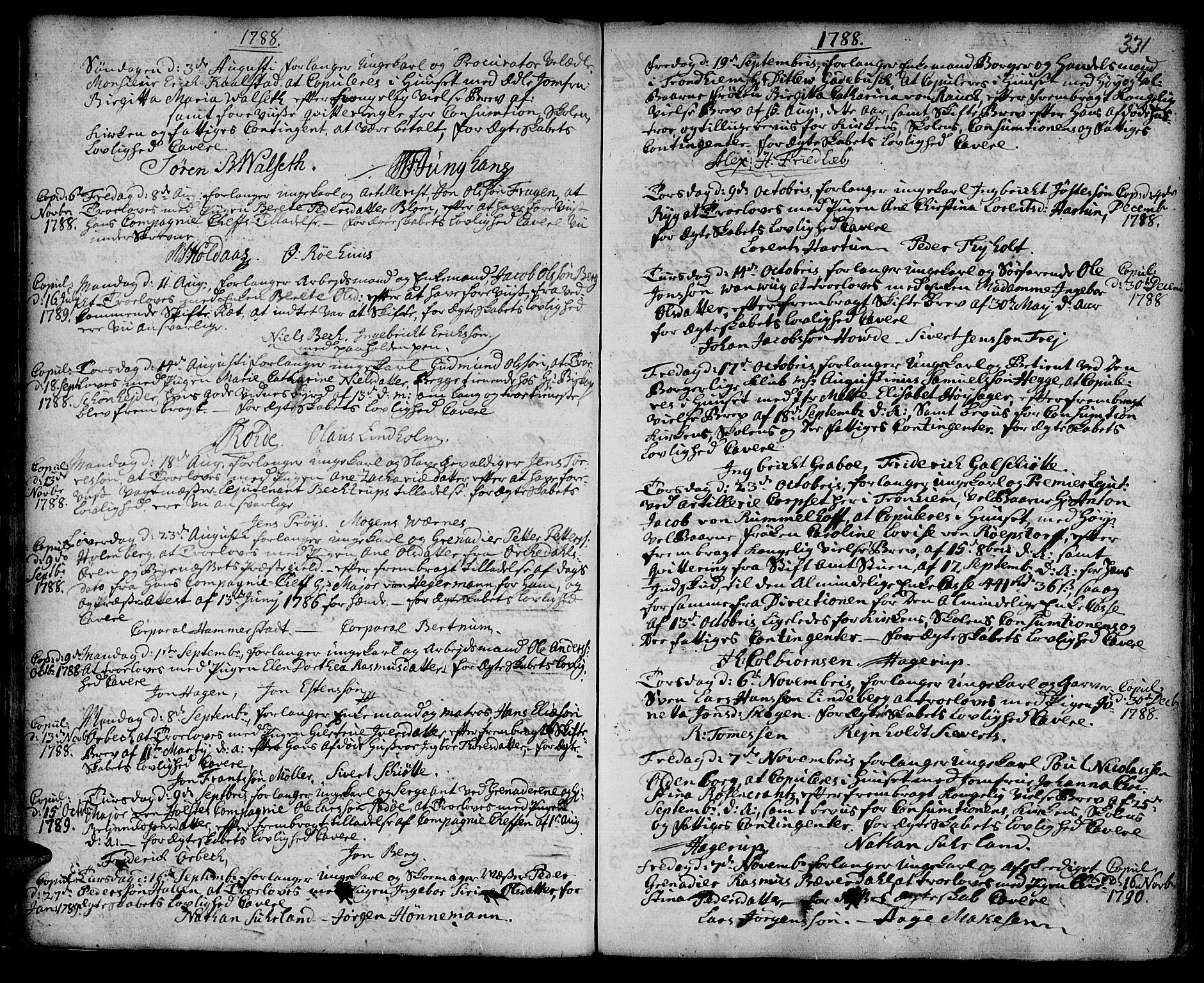Ministerialprotokoller, klokkerbøker og fødselsregistre - Sør-Trøndelag, SAT/A-1456/601/L0038: Parish register (official) no. 601A06, 1766-1877, p. 331