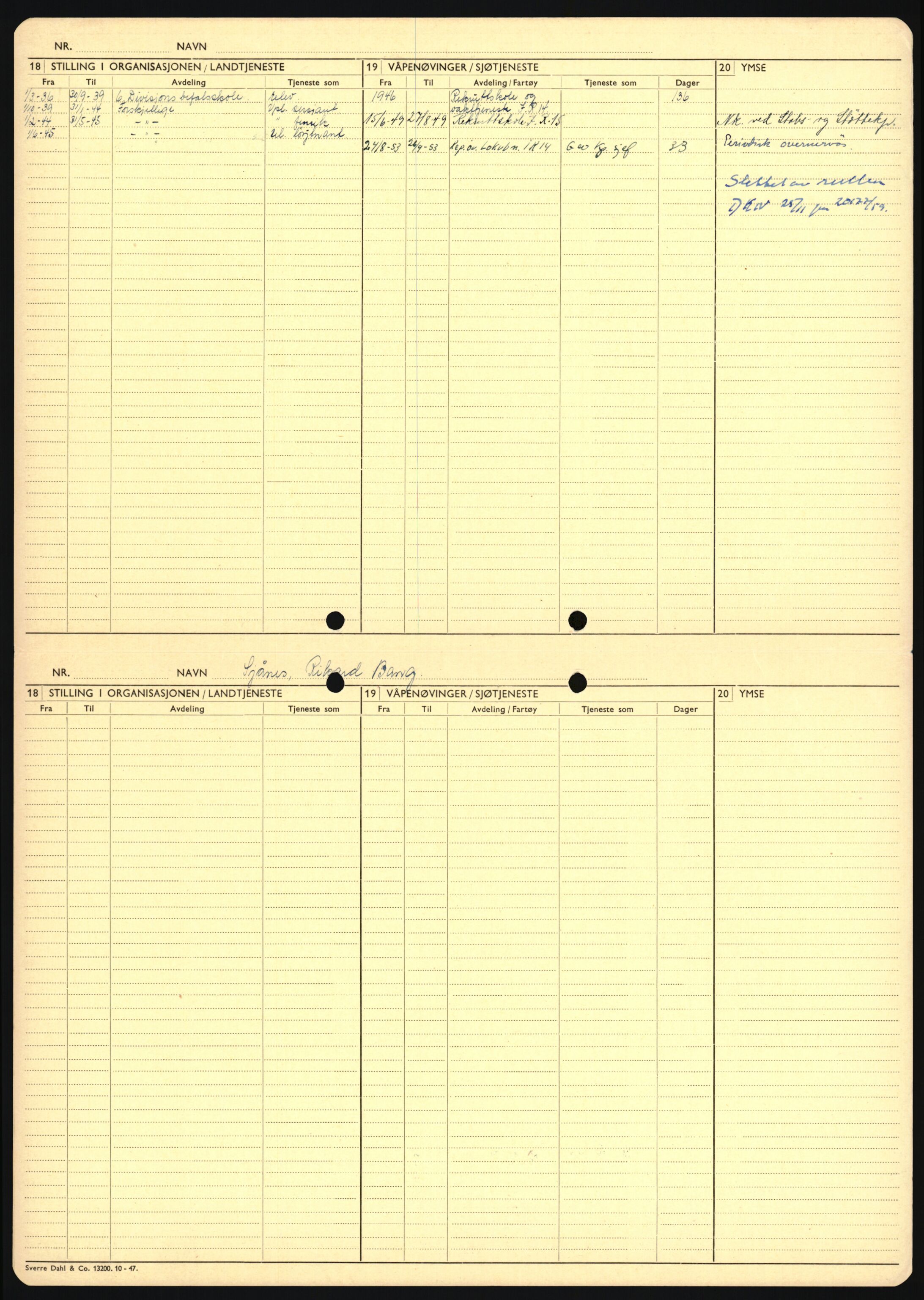 Forsvaret, Sør-Hålogaland landforsvar, AV/RA-RAFA-2552/P/Pa/L0302: Personellmapper for slettet personell, yrkesbefal og vernepliktig befal, født 1913-1916, 1932-1976, p. 381