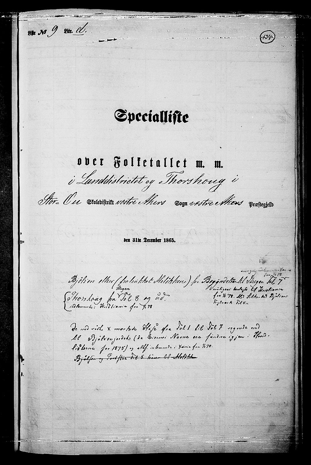 RA, 1865 census for Vestre Aker, 1865, p. 272
