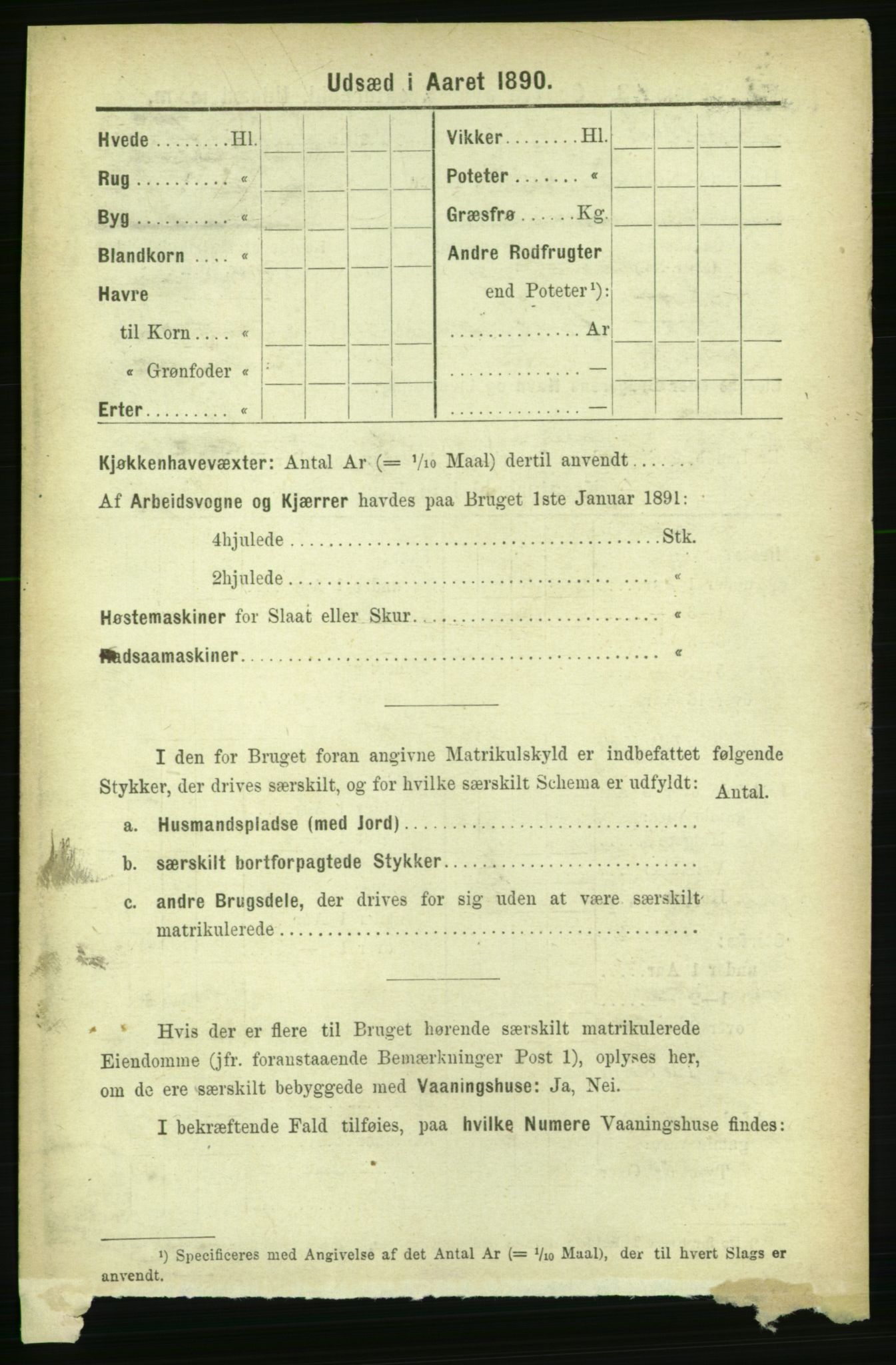 RA, 1891 census for 1727 Beitstad, 1891, p. 6606