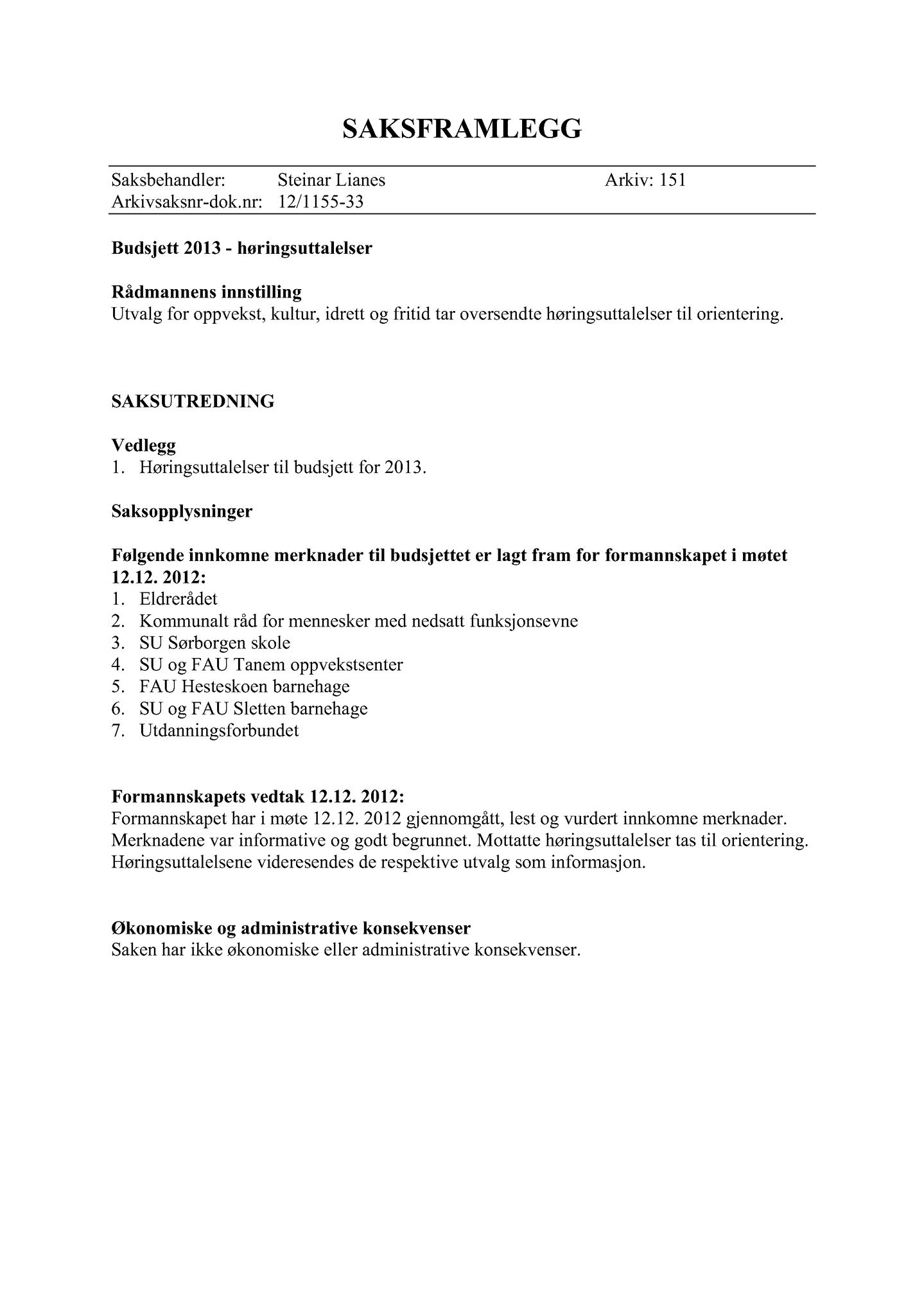 Klæbu Kommune, TRKO/KK/04-UO/L004: Utvalg for oppvekst - Møtedokumenter, 2013, p. 5