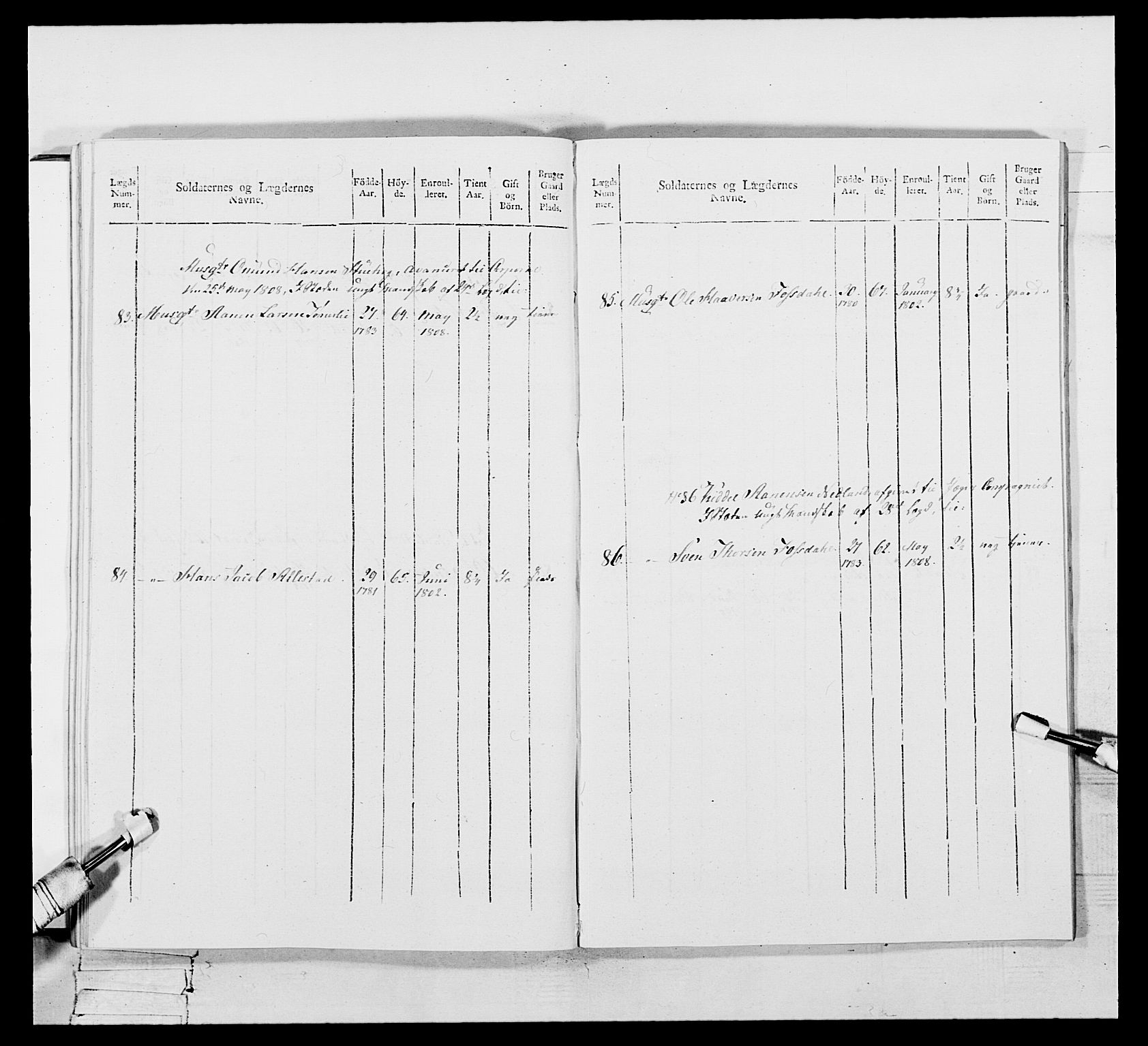 Generalitets- og kommissariatskollegiet, Det kongelige norske kommissariatskollegium, AV/RA-EA-5420/E/Eh/L0111: Vesterlenske nasjonale infanteriregiment, 1810, p. 466