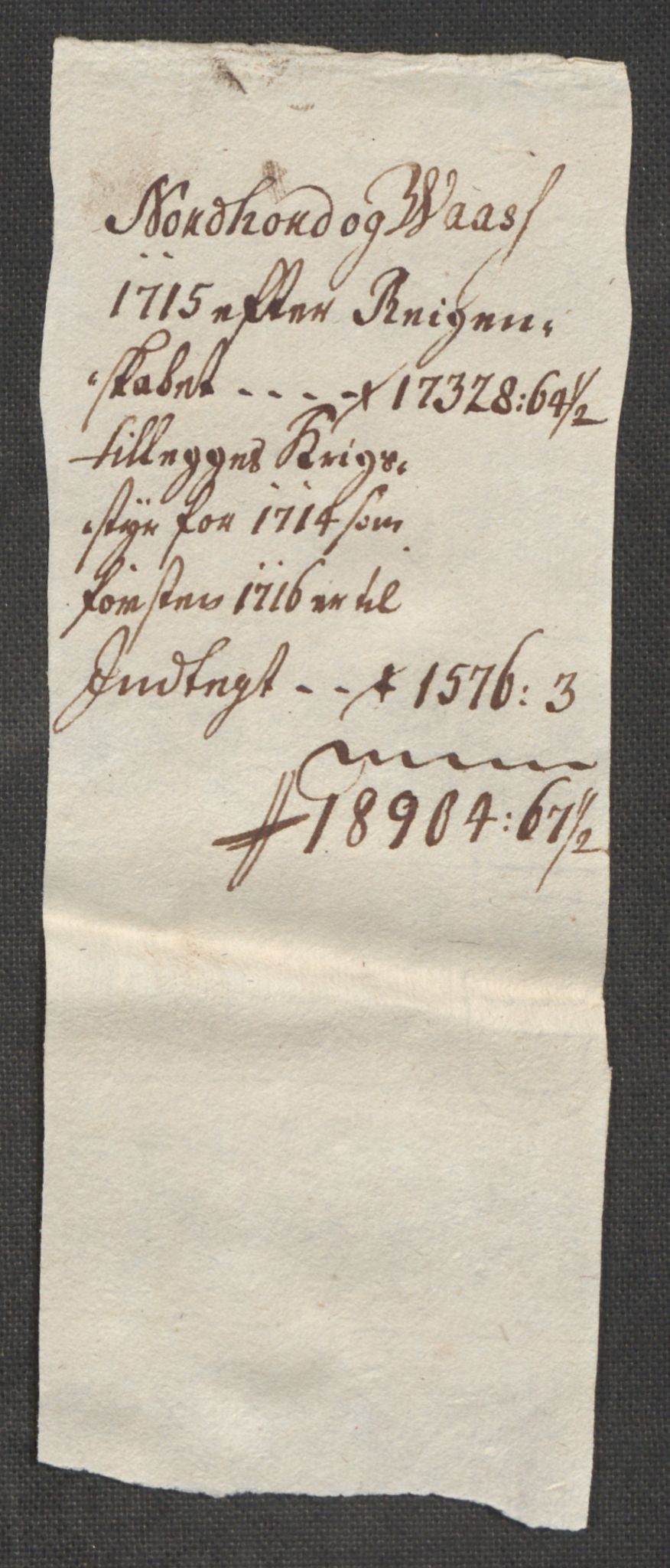 Rentekammeret inntil 1814, Reviderte regnskaper, Fogderegnskap, RA/EA-4092/R51/L3198: Fogderegnskap Nordhordland og Voss, 1715, p. 14