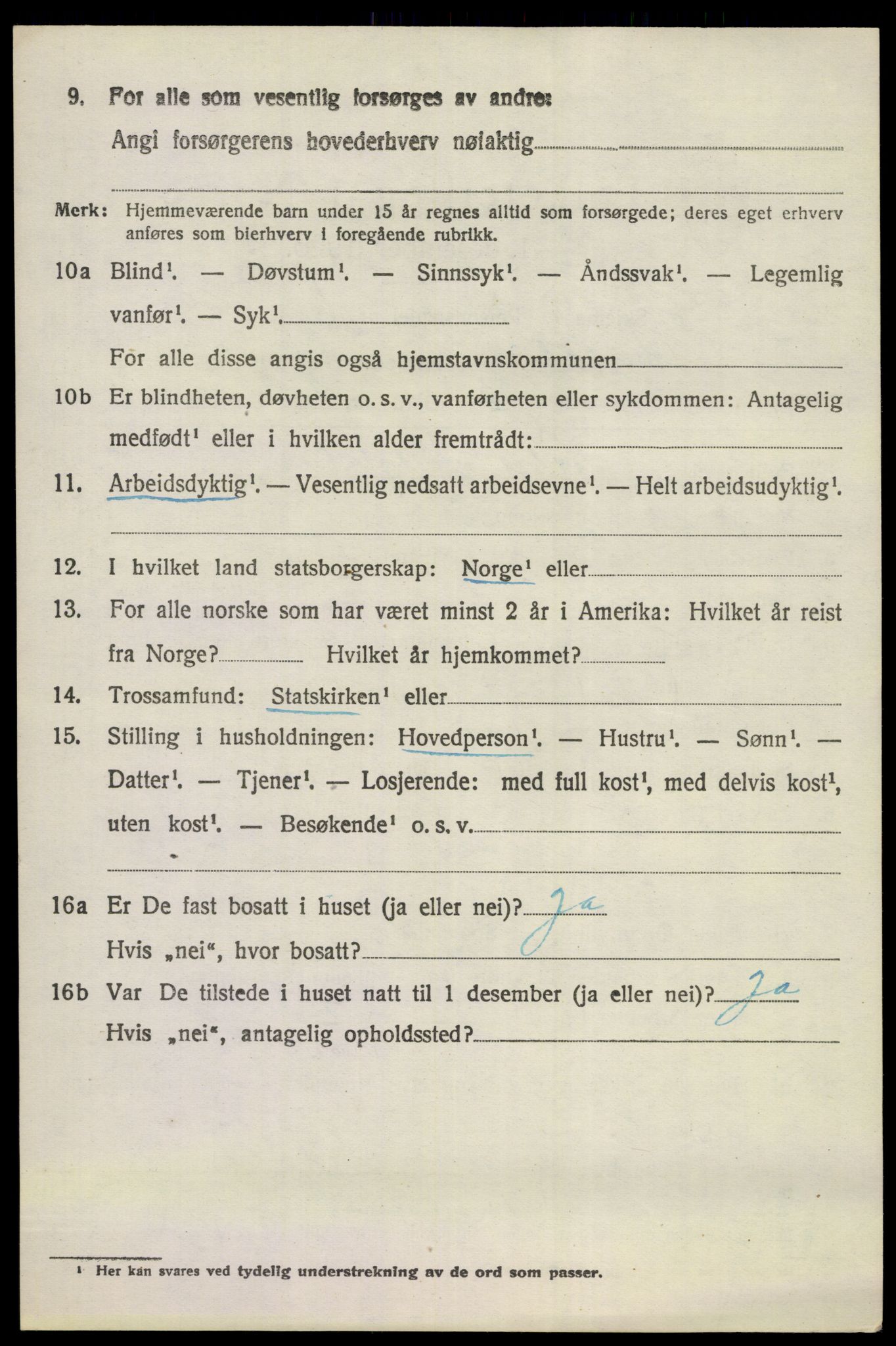 SAKO, 1920 census for Ådal, 1920, p. 5733