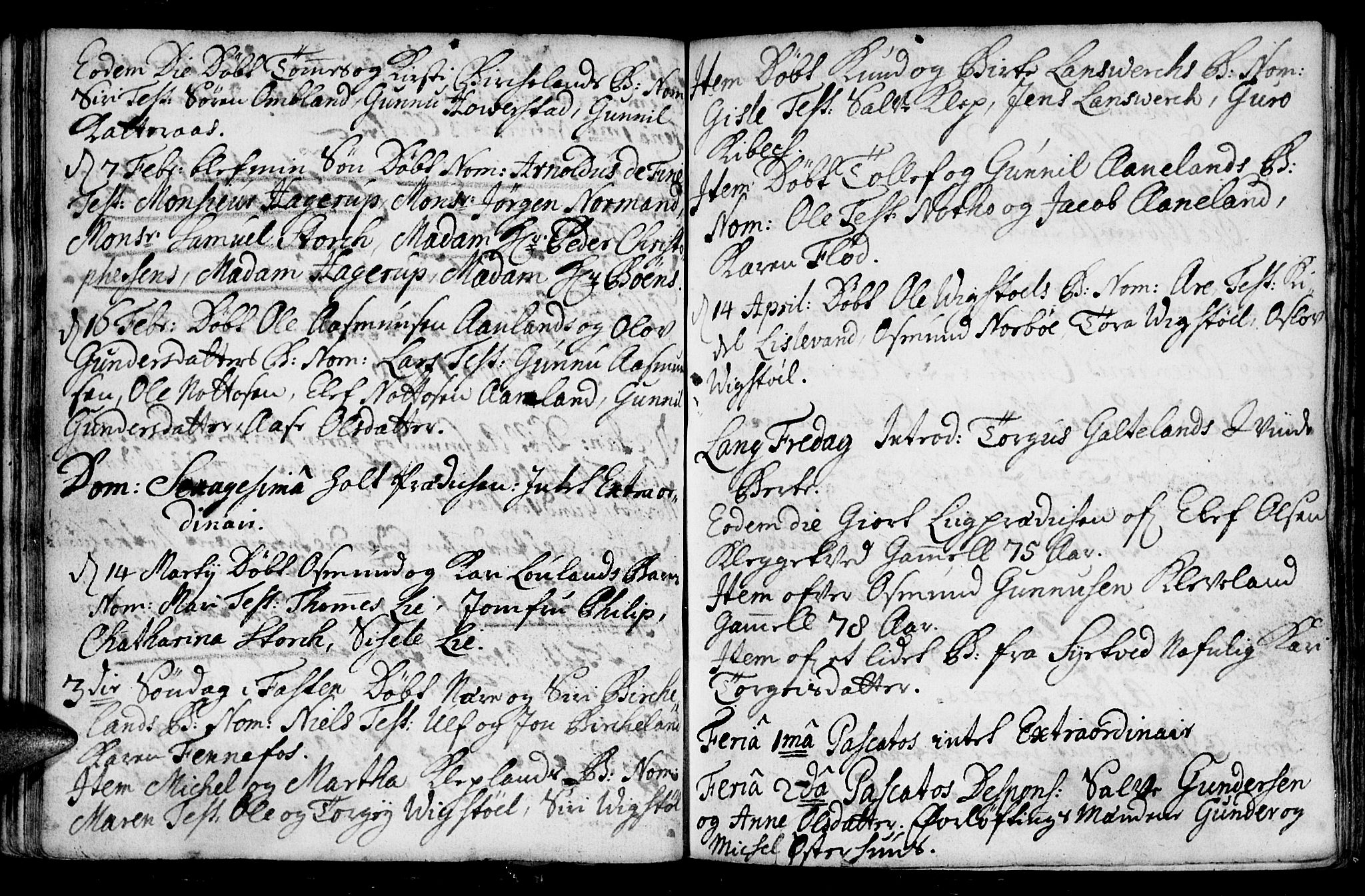 Evje sokneprestkontor, AV/SAK-1111-0008/F/Fa/Faa/L0001: Parish register (official) no. A 1, 1705-1760, p. 47