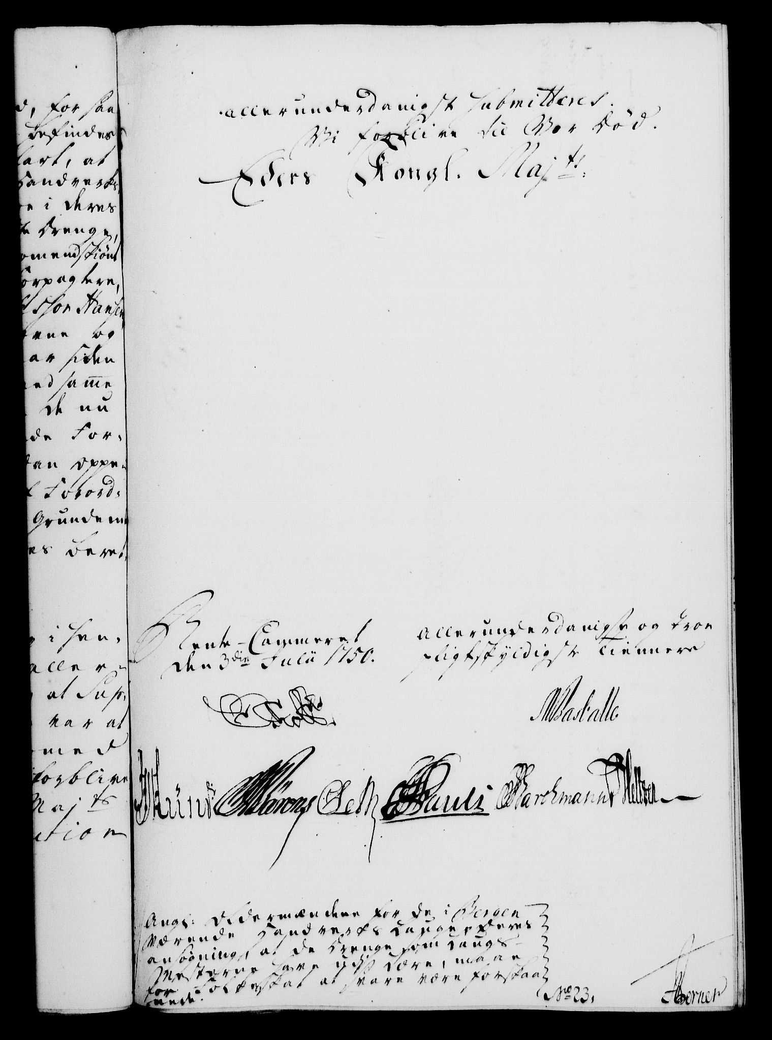 Rentekammeret, Kammerkanselliet, RA/EA-3111/G/Gf/Gfa/L0032: Norsk relasjons- og resolusjonsprotokoll (merket RK 52.32), 1750, p. 371