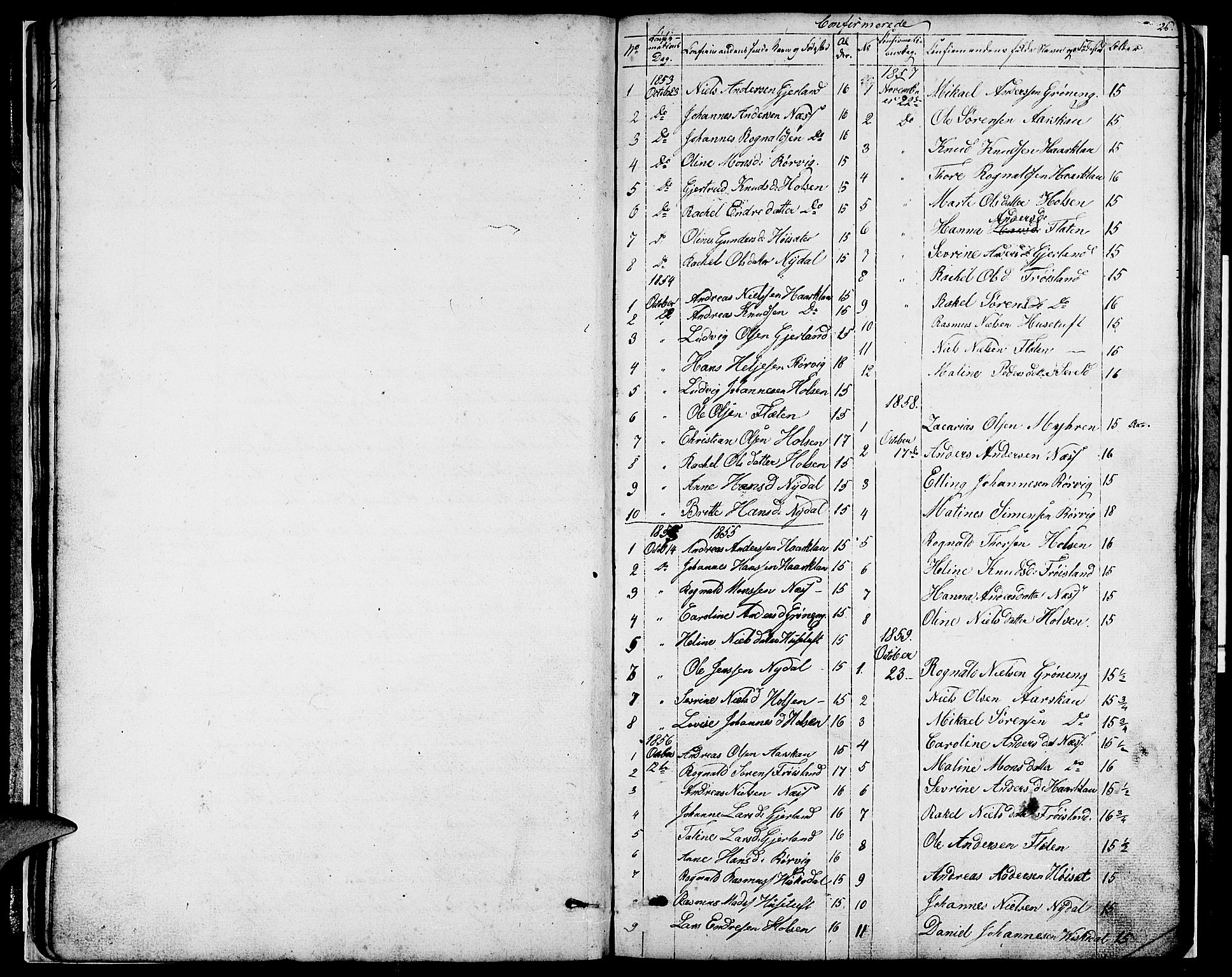 Førde sokneprestembete, SAB/A-79901/H/Hab/Habc/L0001: Parish register (copy) no. C 1, 1853-1880, p. 26