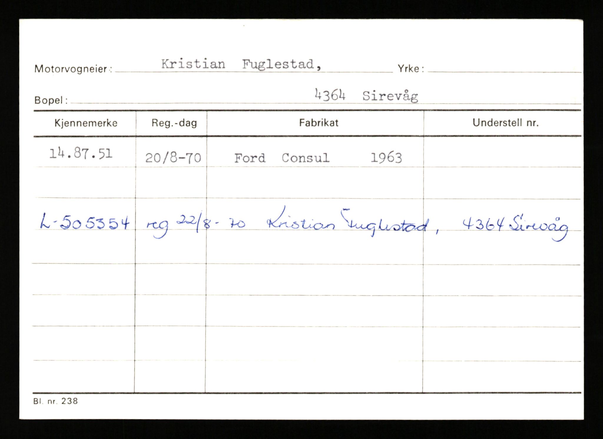 Stavanger trafikkstasjon, AV/SAST-A-101942/0/G/L0010: Registreringsnummer: 130000 - 239953, 1930-1971, p. 631