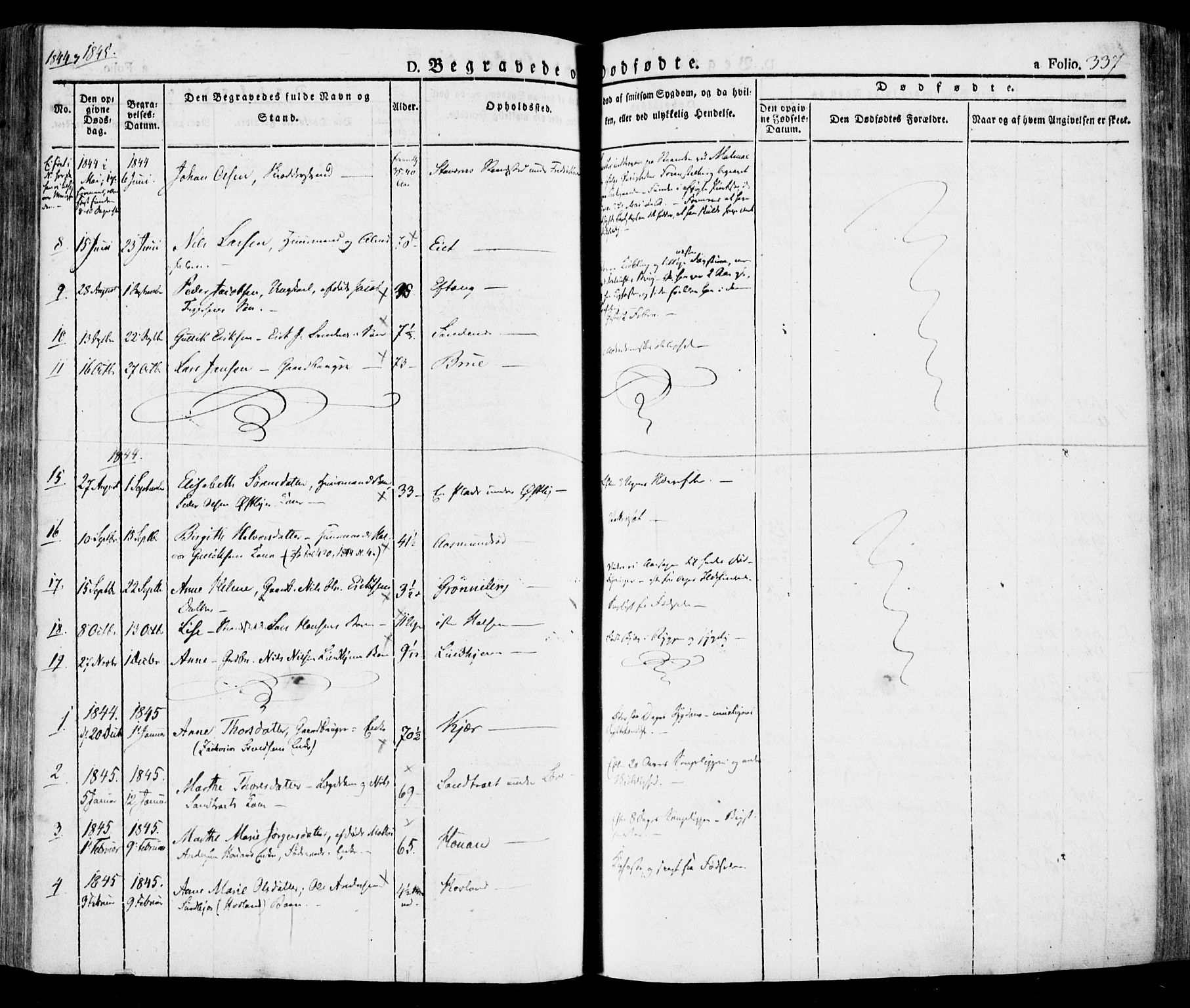 Tjølling kirkebøker, SAKO/A-60/F/Fa/L0006: Parish register (official) no. 6, 1835-1859, p. 337