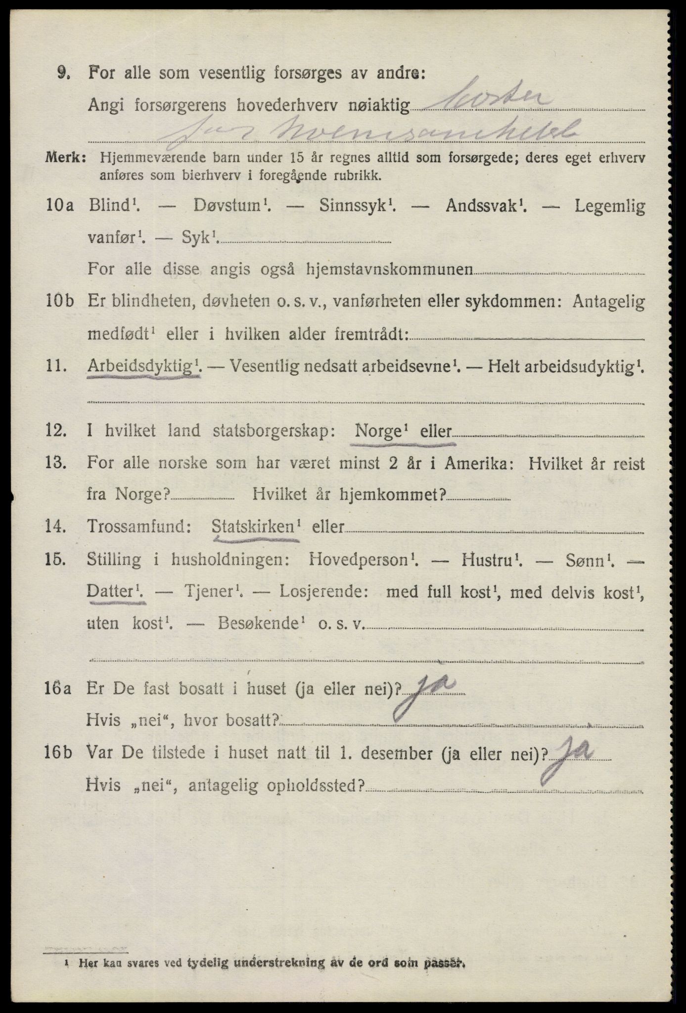 SAO, 1920 census for Mysen, 1920, p. 1870