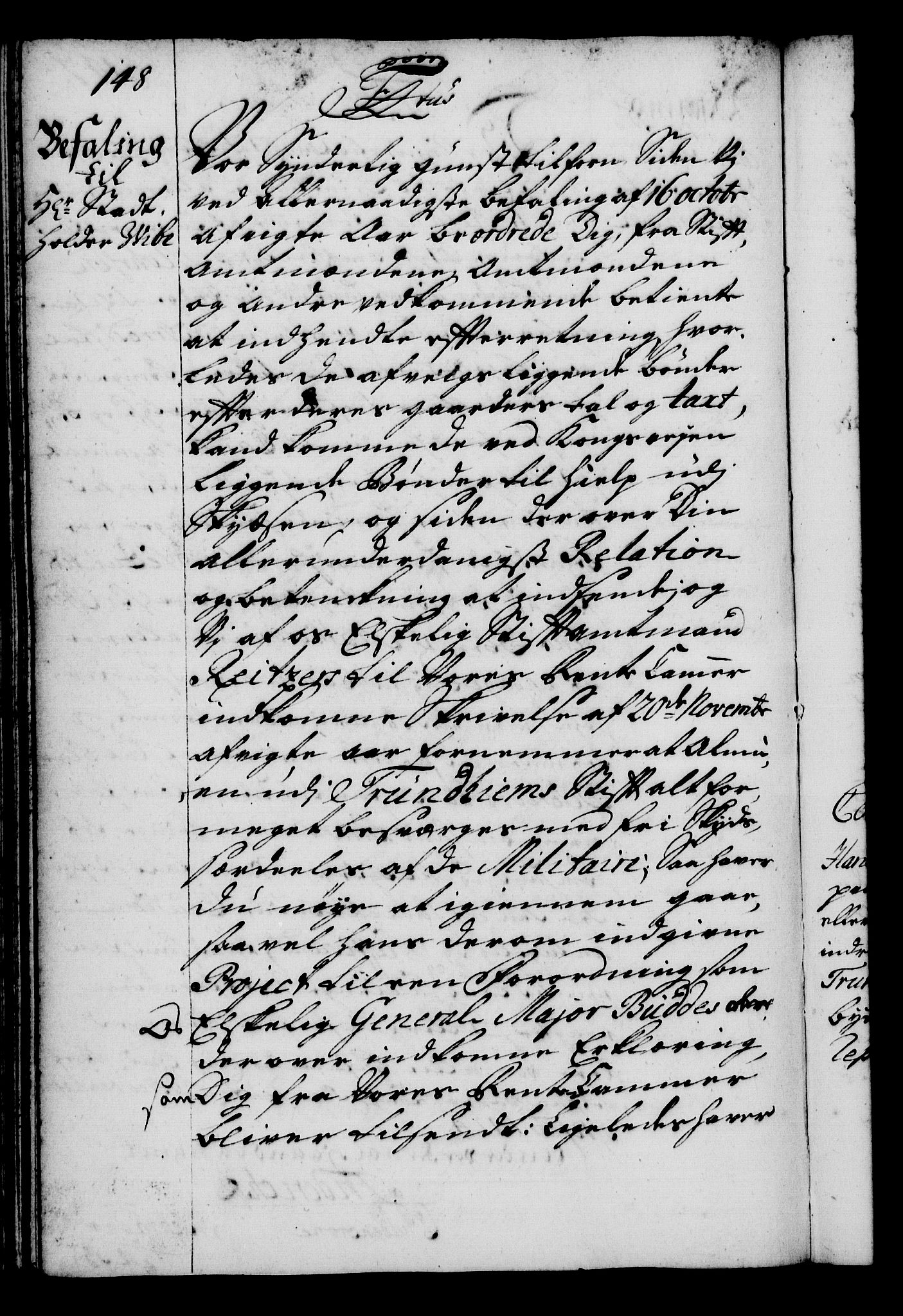 Rentekammeret, Kammerkanselliet, RA/EA-3111/G/Gg/Gga/L0002: Norsk ekspedisjonsprotokoll med register (merket RK 53.2), 1723-1727, p. 148