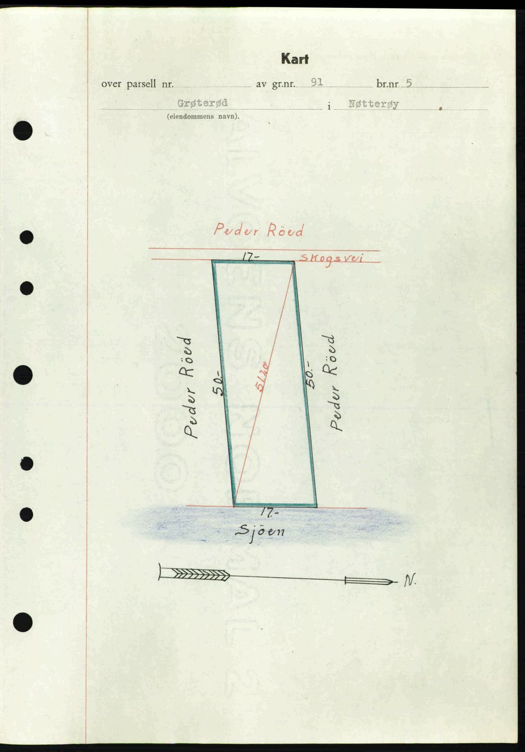 Tønsberg sorenskriveri, AV/SAKO-A-130/G/Ga/Gaa/L0014: Mortgage book no. A14, 1943-1944, Diary no: : 2422/1943