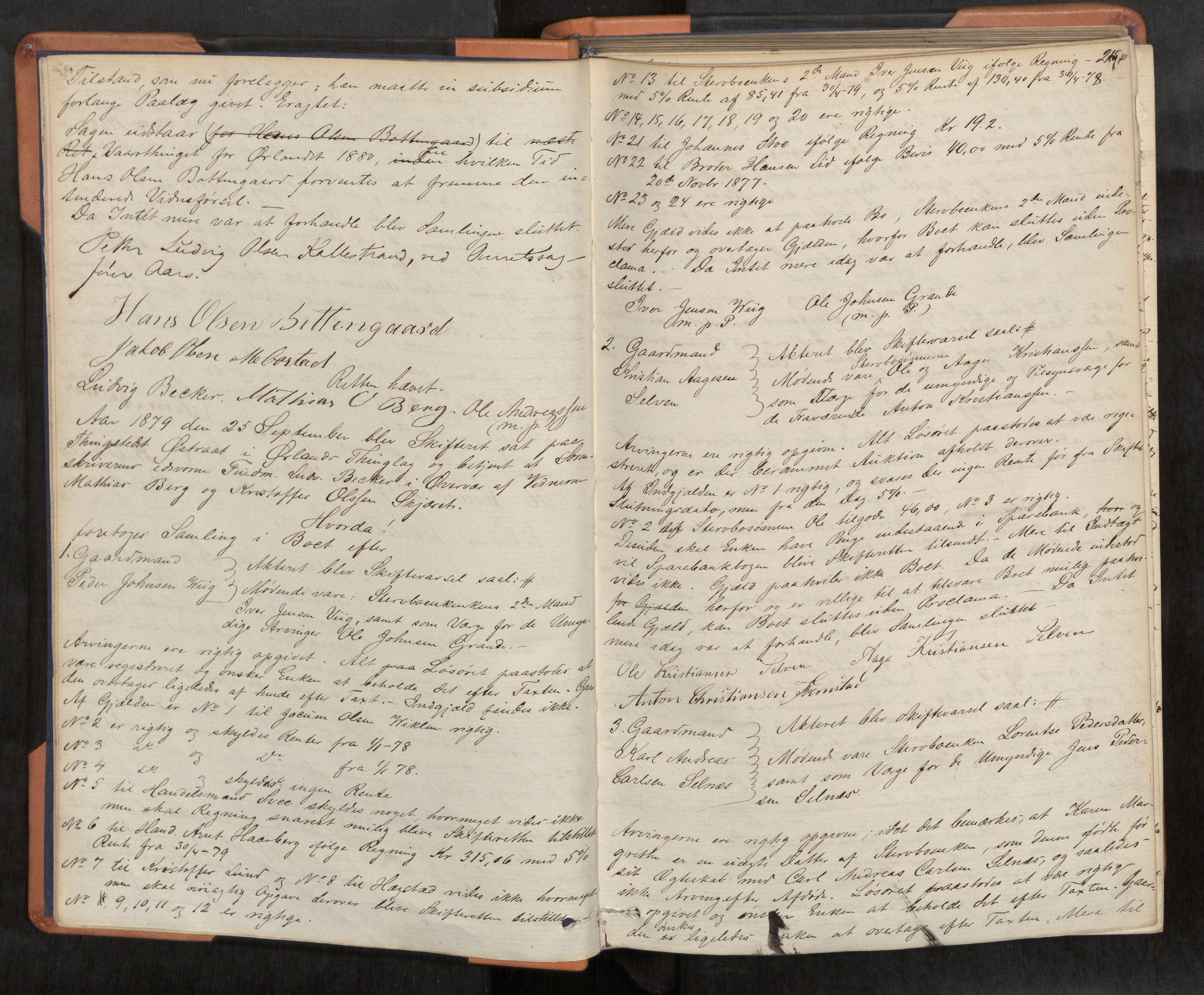 Fosen sorenskriveri, AV/SAT-A-1107/1/3/3B/L0005: Skiftebehandlingsprotokoll, 1879-1896, p. 7