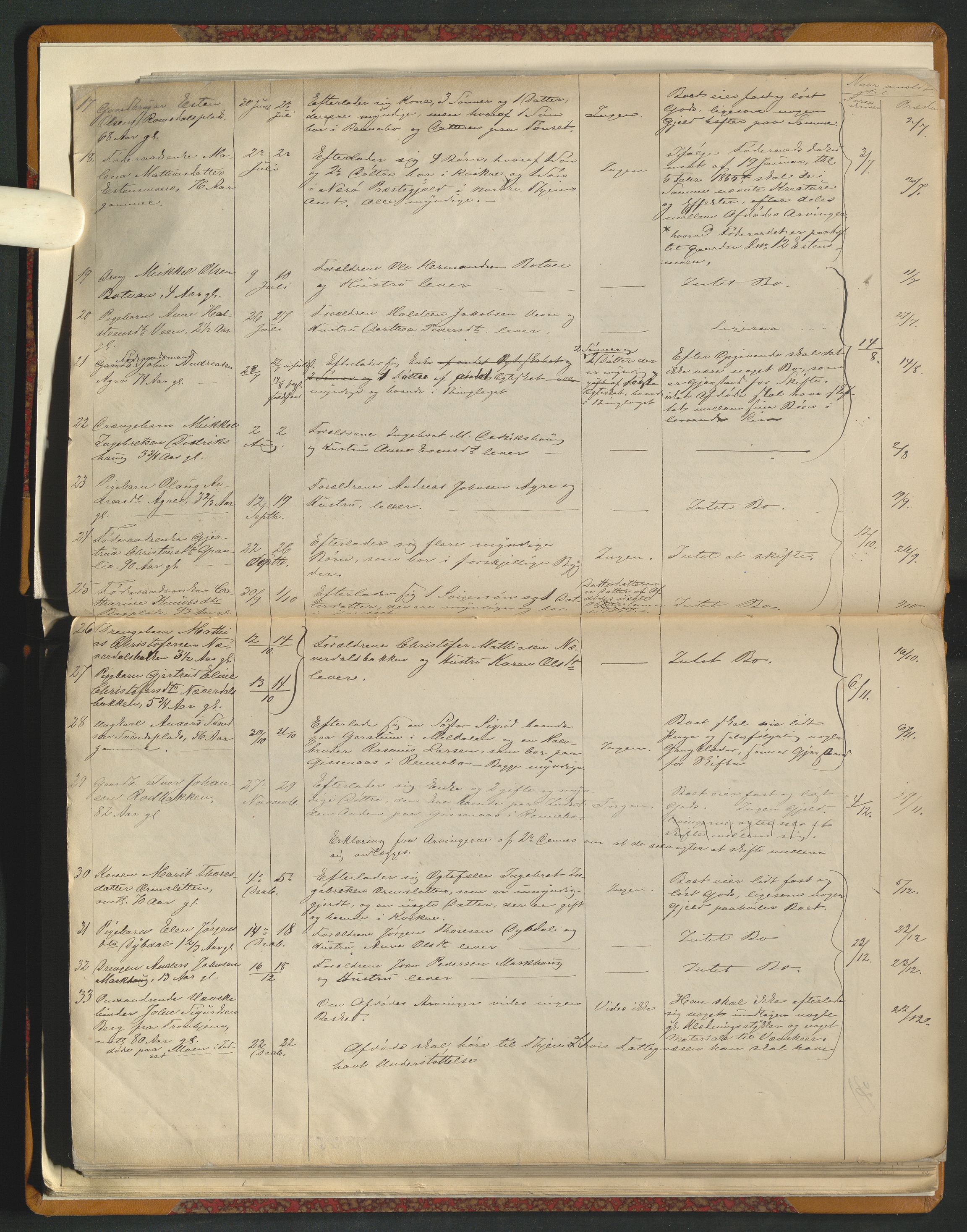 Kvikne lensmannskontor, AV/SAH-LHK-023/H/Ha/L0001/0001: Dødsfallsprotokoller / Dødsfallsprotokoll, 1839-1928
