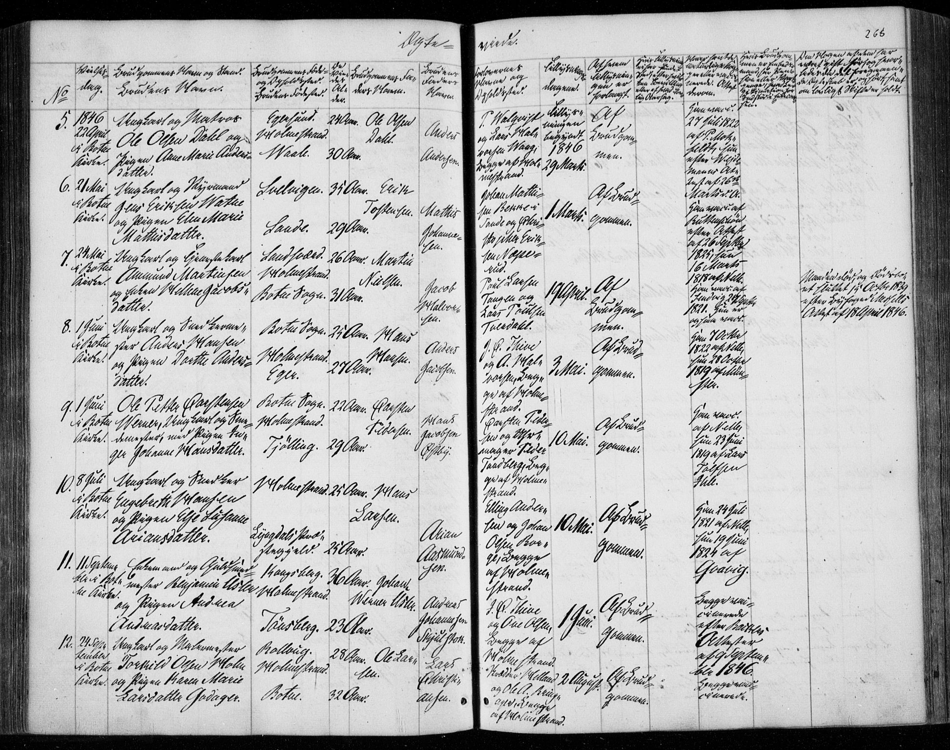 Holmestrand kirkebøker, AV/SAKO-A-346/F/Fa/L0002: Parish register (official) no. 2, 1840-1866, p. 268