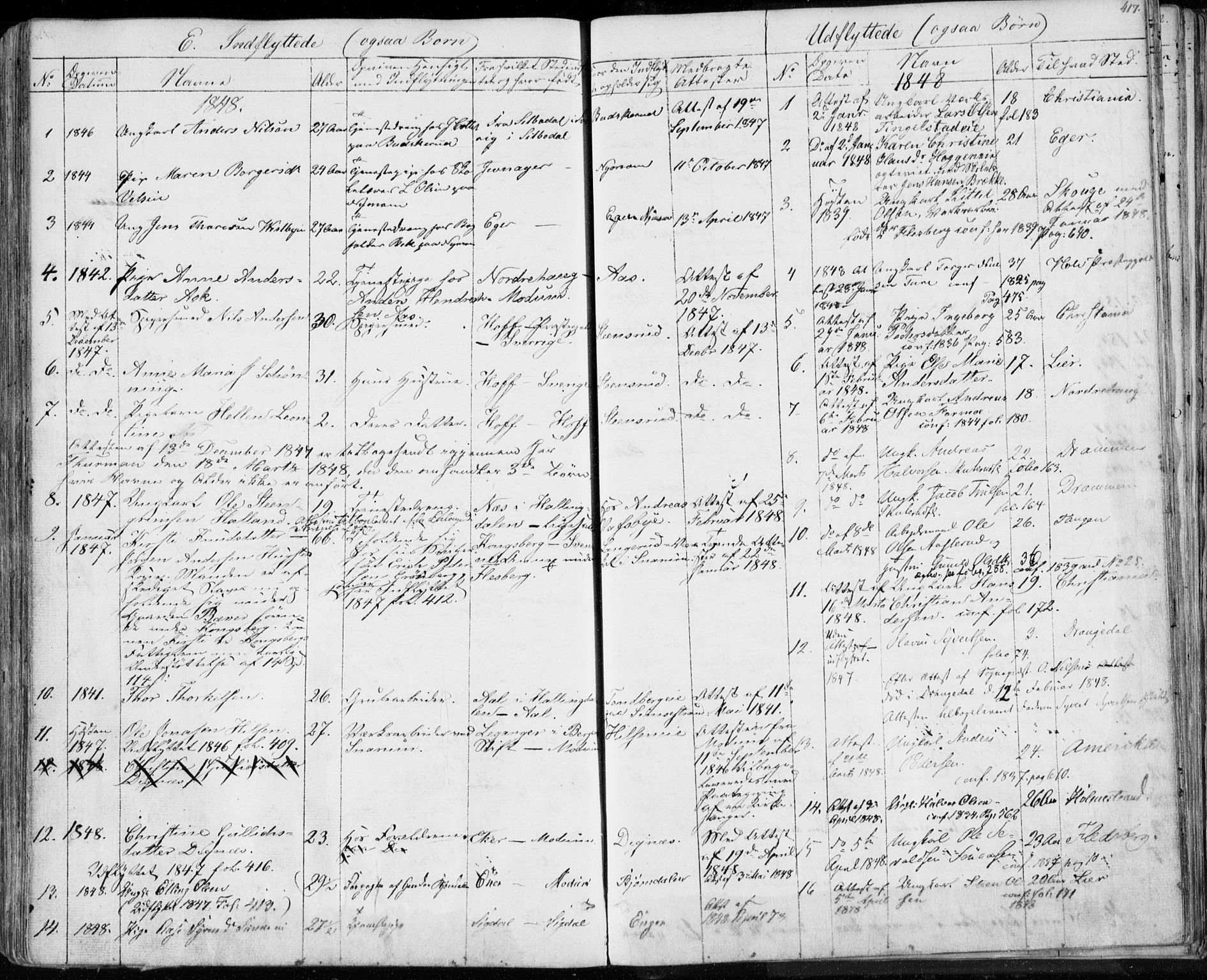 Modum kirkebøker, SAKO/A-234/F/Fa/L0007: Parish register (official) no. 7, 1841-1850, p. 417