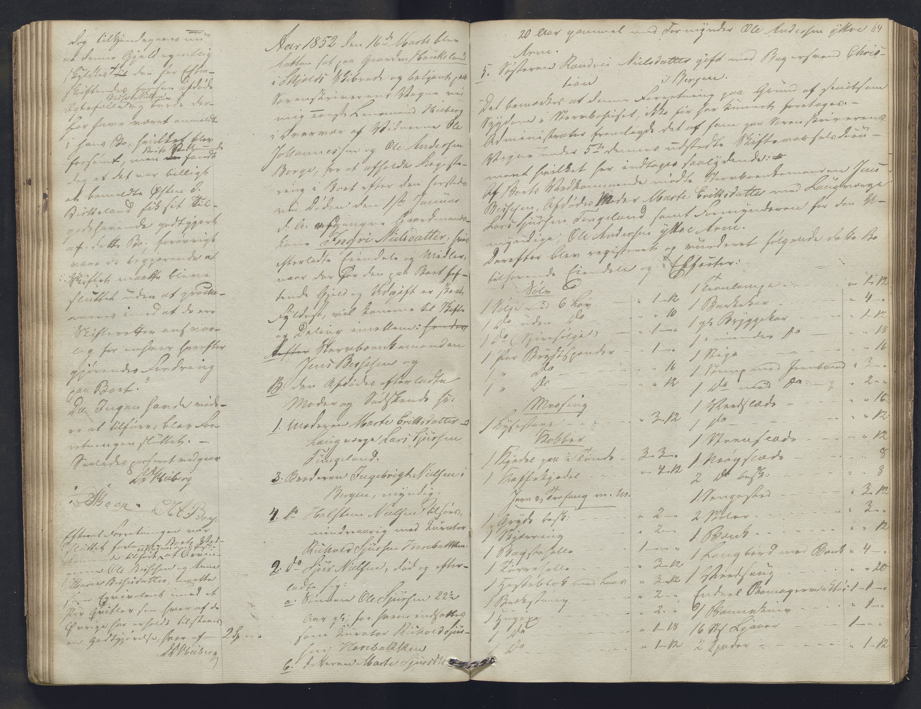 Nordhordland sorenskrivar, SAB/A-2901/1/H/Hb/L0024: Registreringsprotokollar, 1846-1852, p. 64