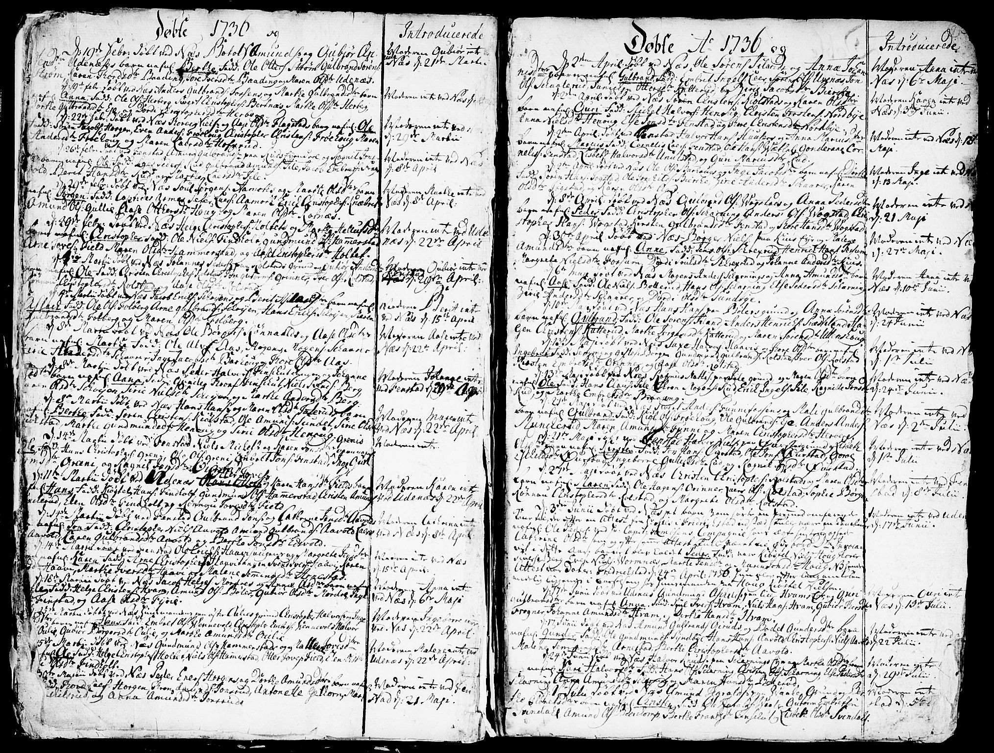 Nes prestekontor Kirkebøker, AV/SAO-A-10410/F/Fa/L0003: Parish register (official) no. I 3, 1734-1781, p. 9