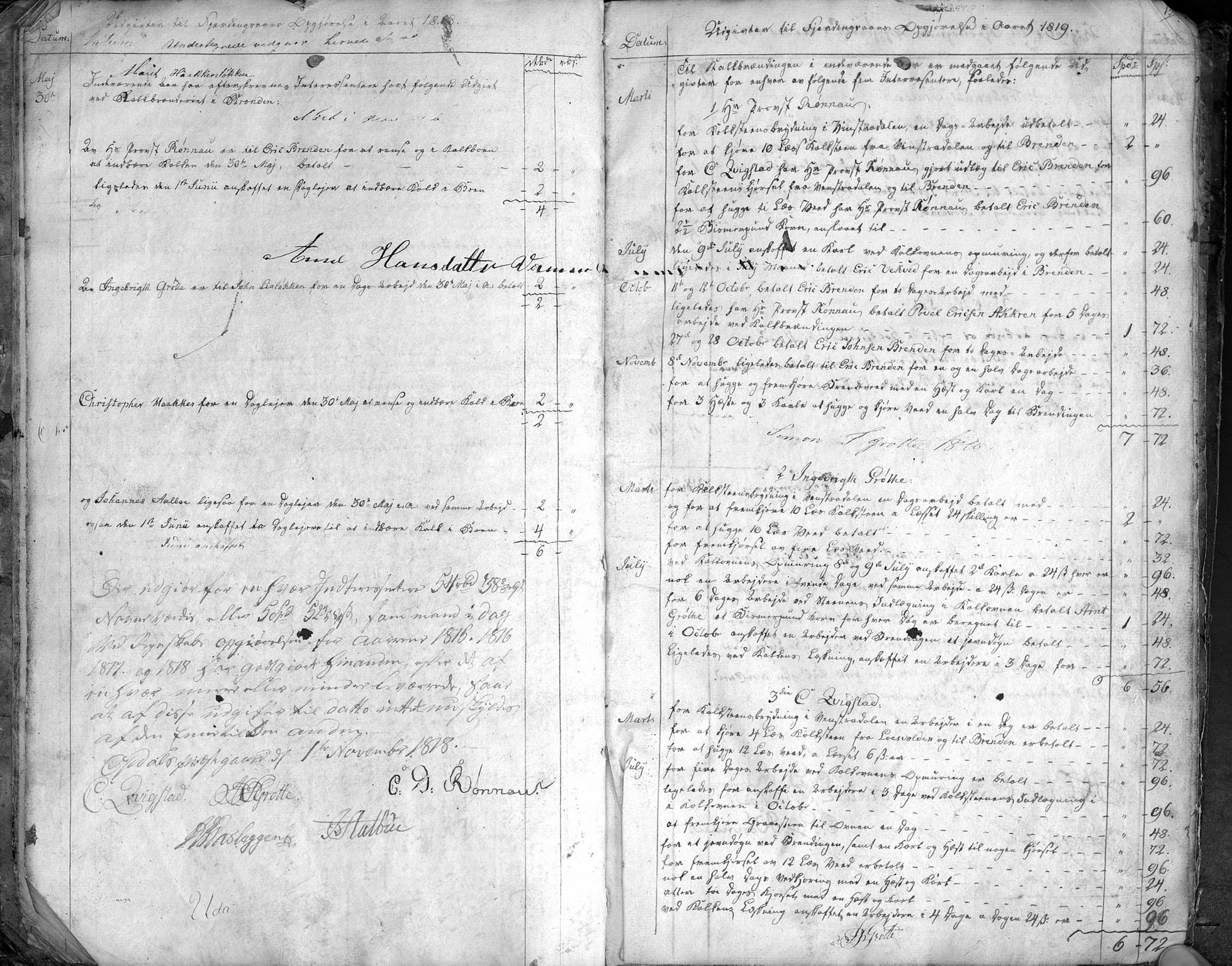 Lærer Ingebrigt O. Grøtte (Oppdal), TIKA/PA-1071/H/L0002: Dagbok , 1811-1870