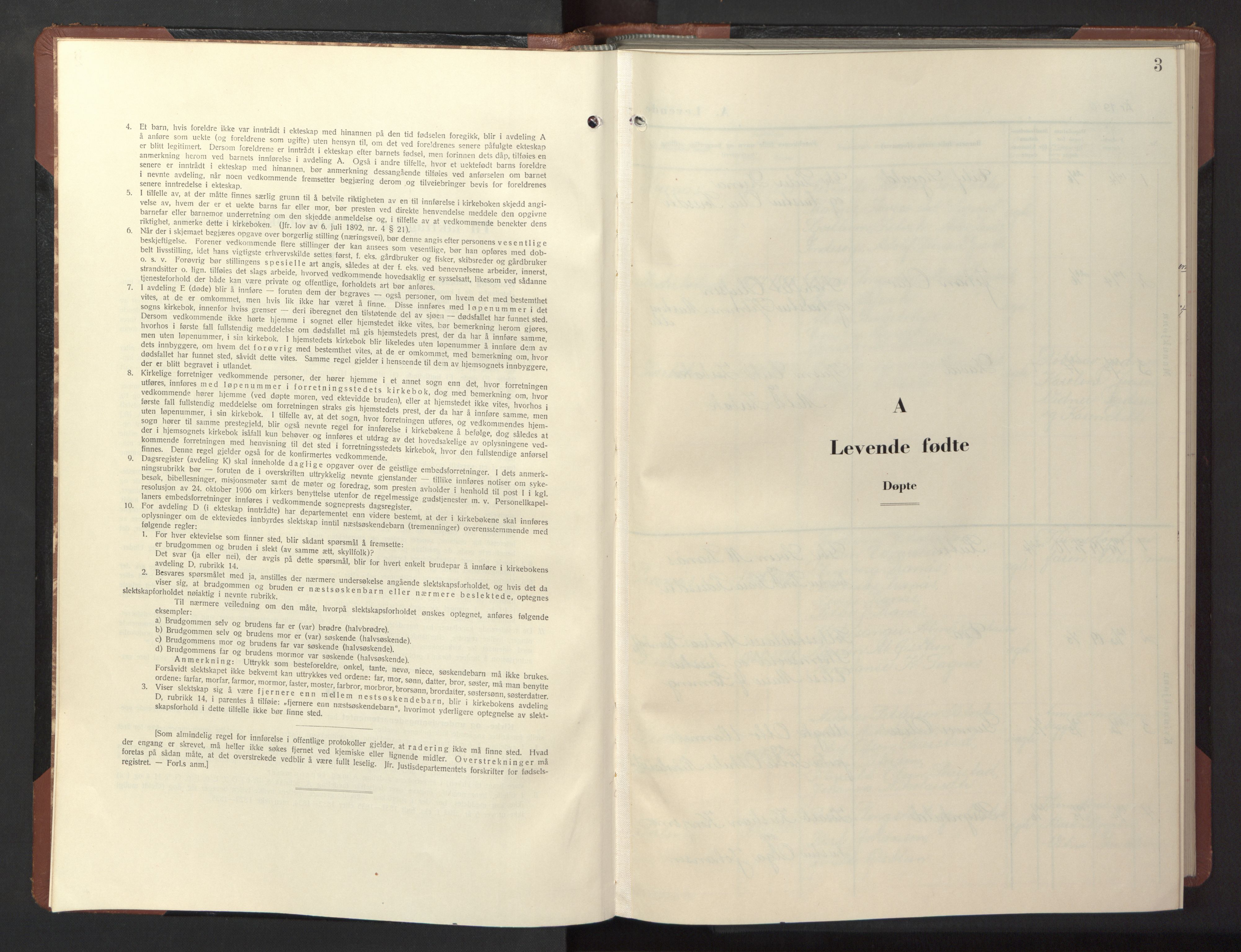 Ministerialprotokoller, klokkerbøker og fødselsregistre - Nord-Trøndelag, SAT/A-1458/773/L0625: Parish register (copy) no. 773C01, 1910-1952, p. 3