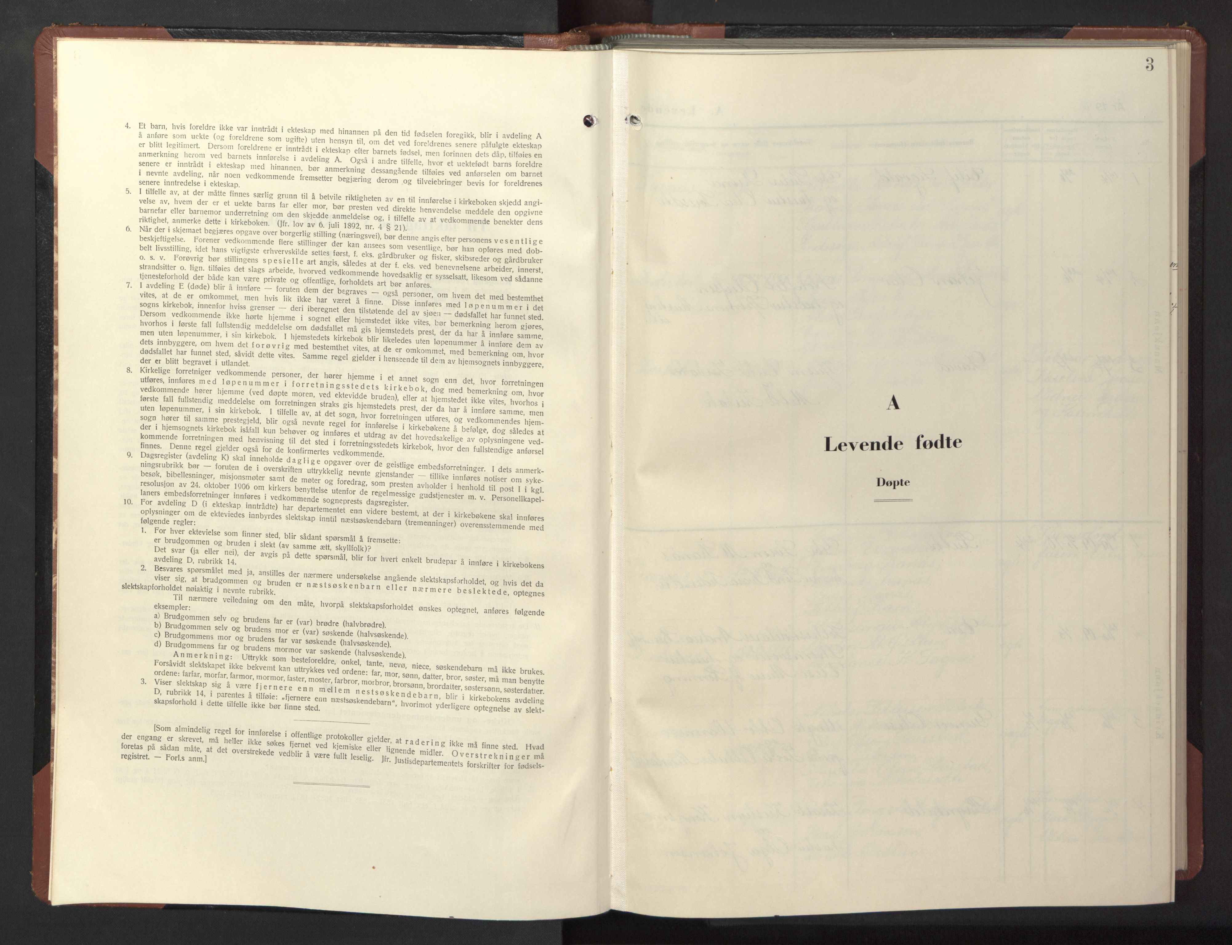 Ministerialprotokoller, klokkerbøker og fødselsregistre - Nord-Trøndelag, AV/SAT-A-1458/773/L0625: Parish register (copy) no. 773C01, 1910-1952, p. 3