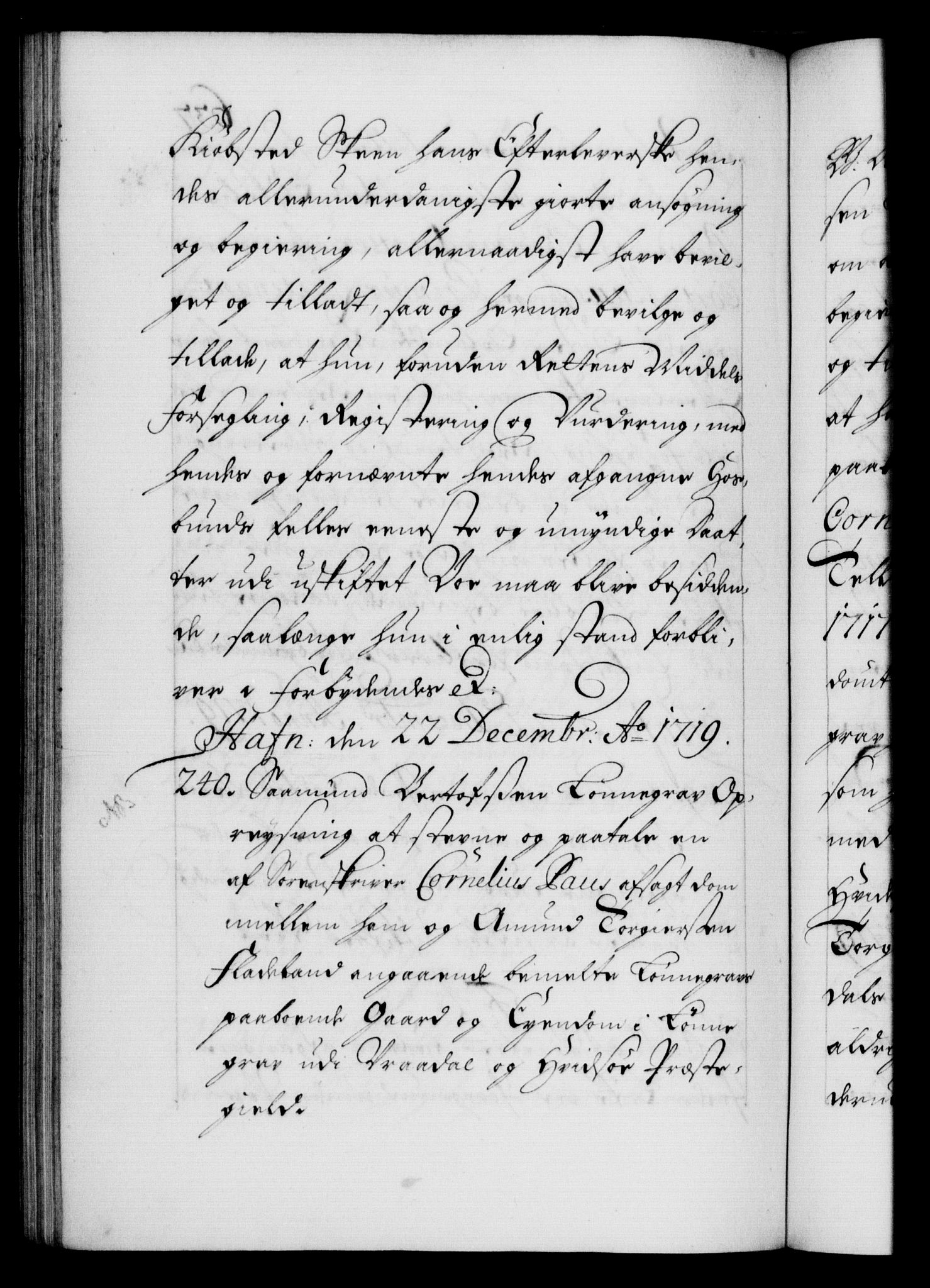 Danske Kanselli 1572-1799, AV/RA-EA-3023/F/Fc/Fca/Fcaa/L0022: Norske registre, 1716-1719, p. 637b