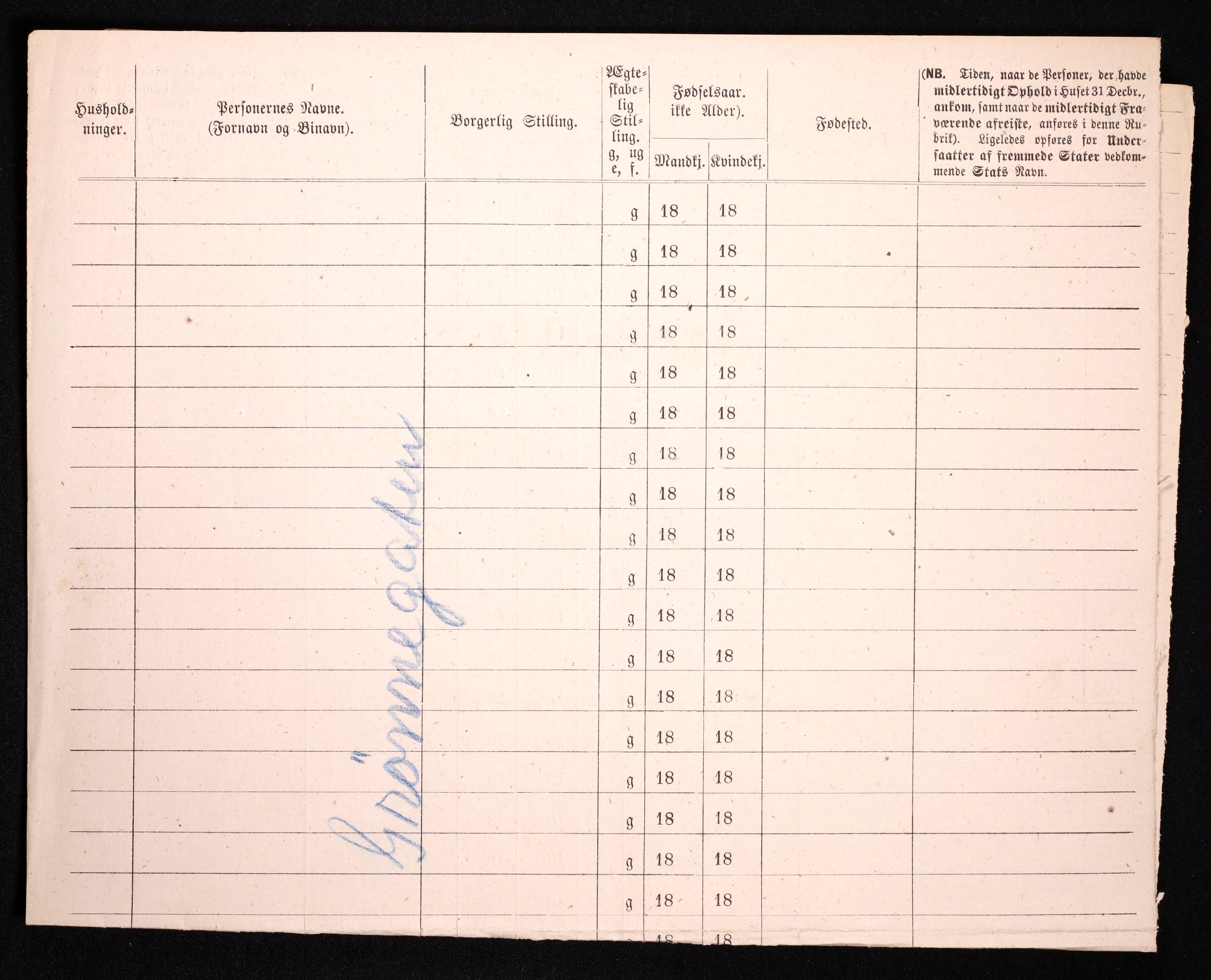 RA, 1870 census for 0301 Kristiania, 1870, p. 1219