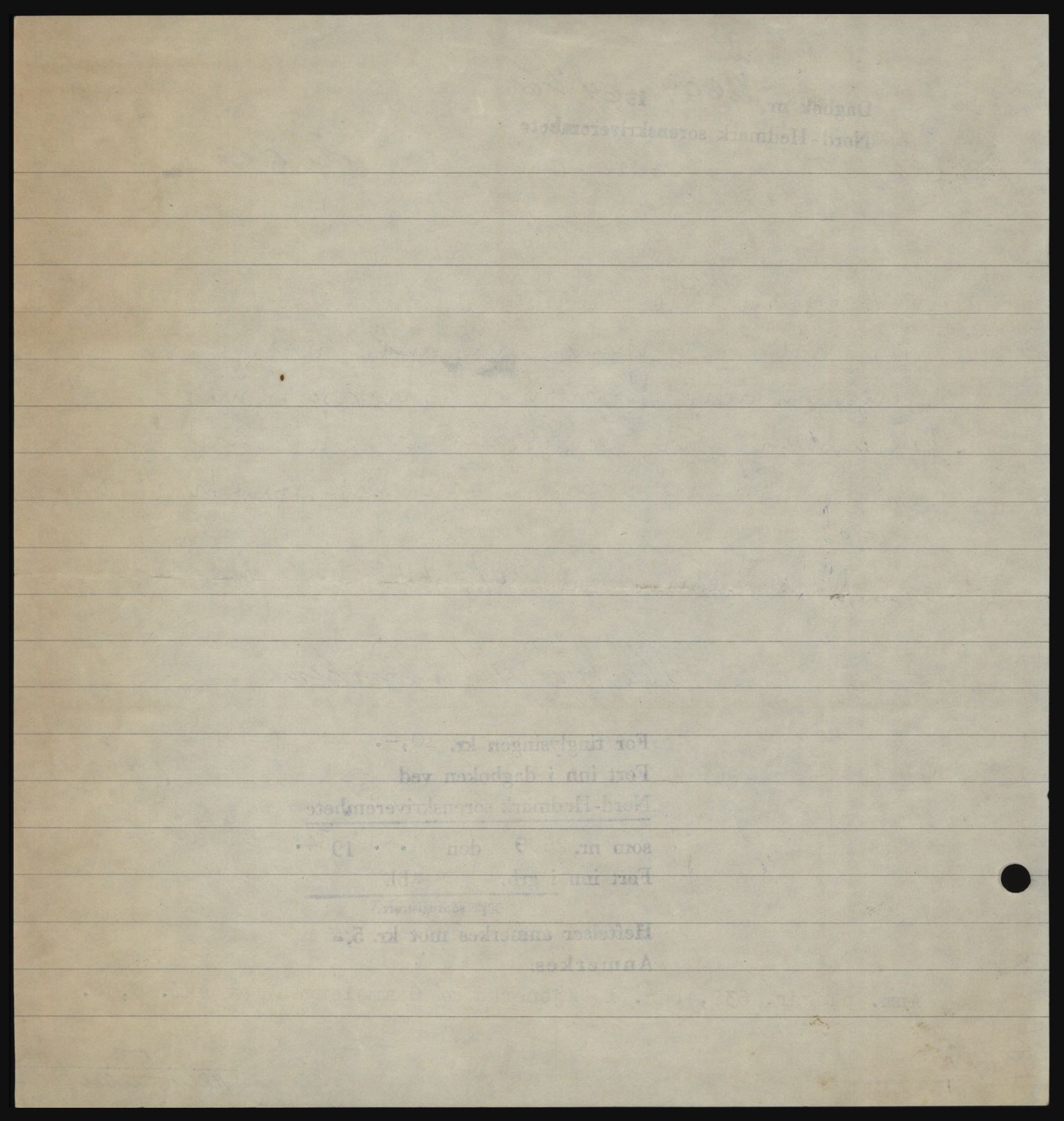 Nord-Hedmark sorenskriveri, SAH/TING-012/H/Hc/L0019: Mortgage book no. 19, 1963-1964, Diary no: : 2609/1964