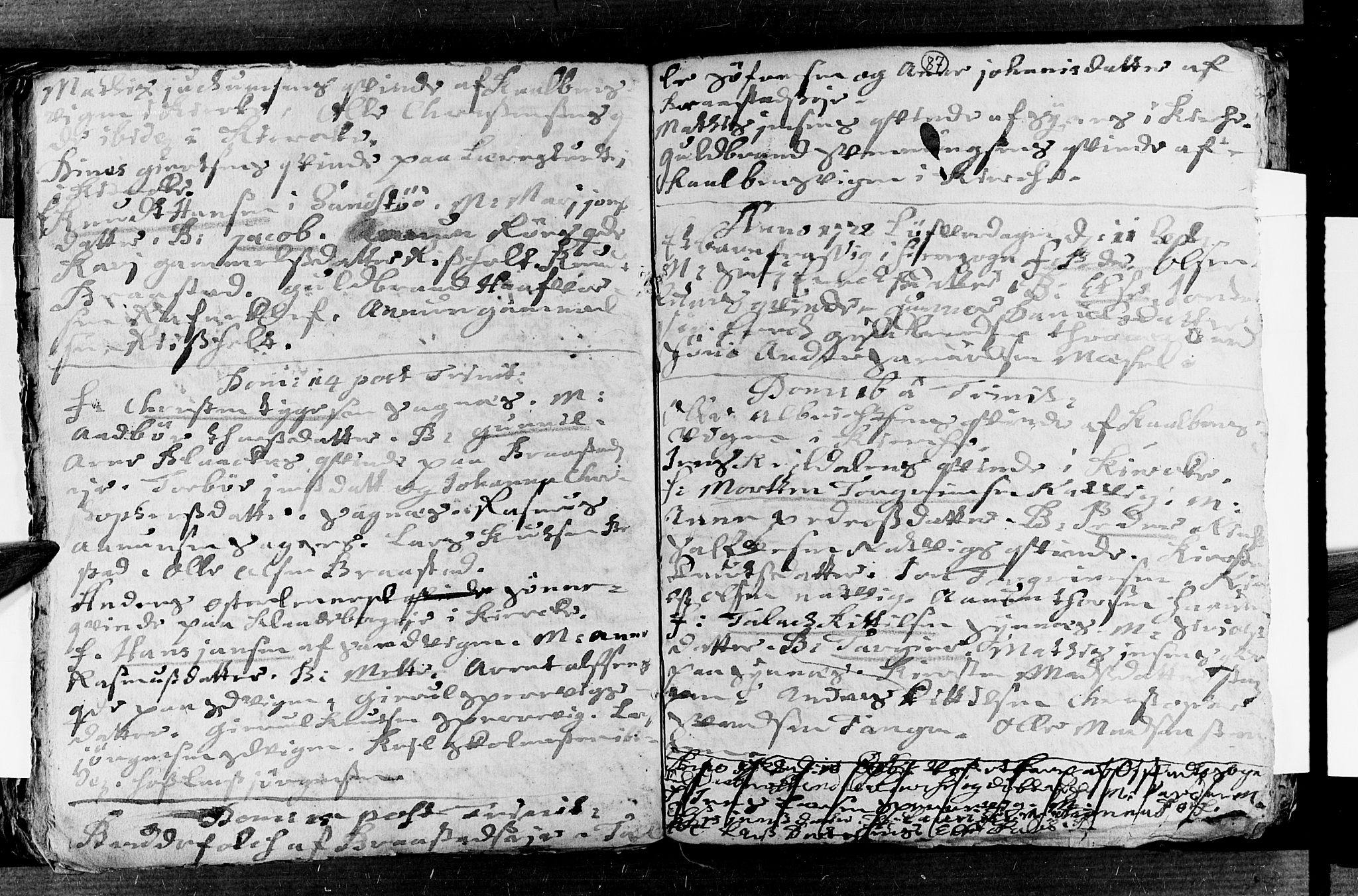 Øyestad sokneprestkontor, AV/SAK-1111-0049/F/Fa/L0003: Parish register (official) no. A 3, 1722-1730, p. 87