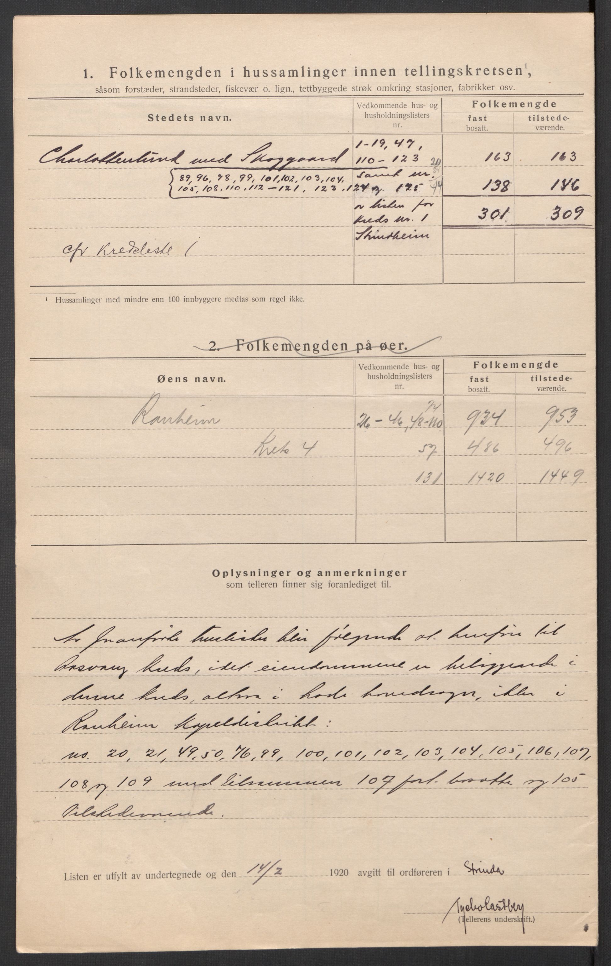 SAT, 1920 census for Strinda, 1920, p. 24