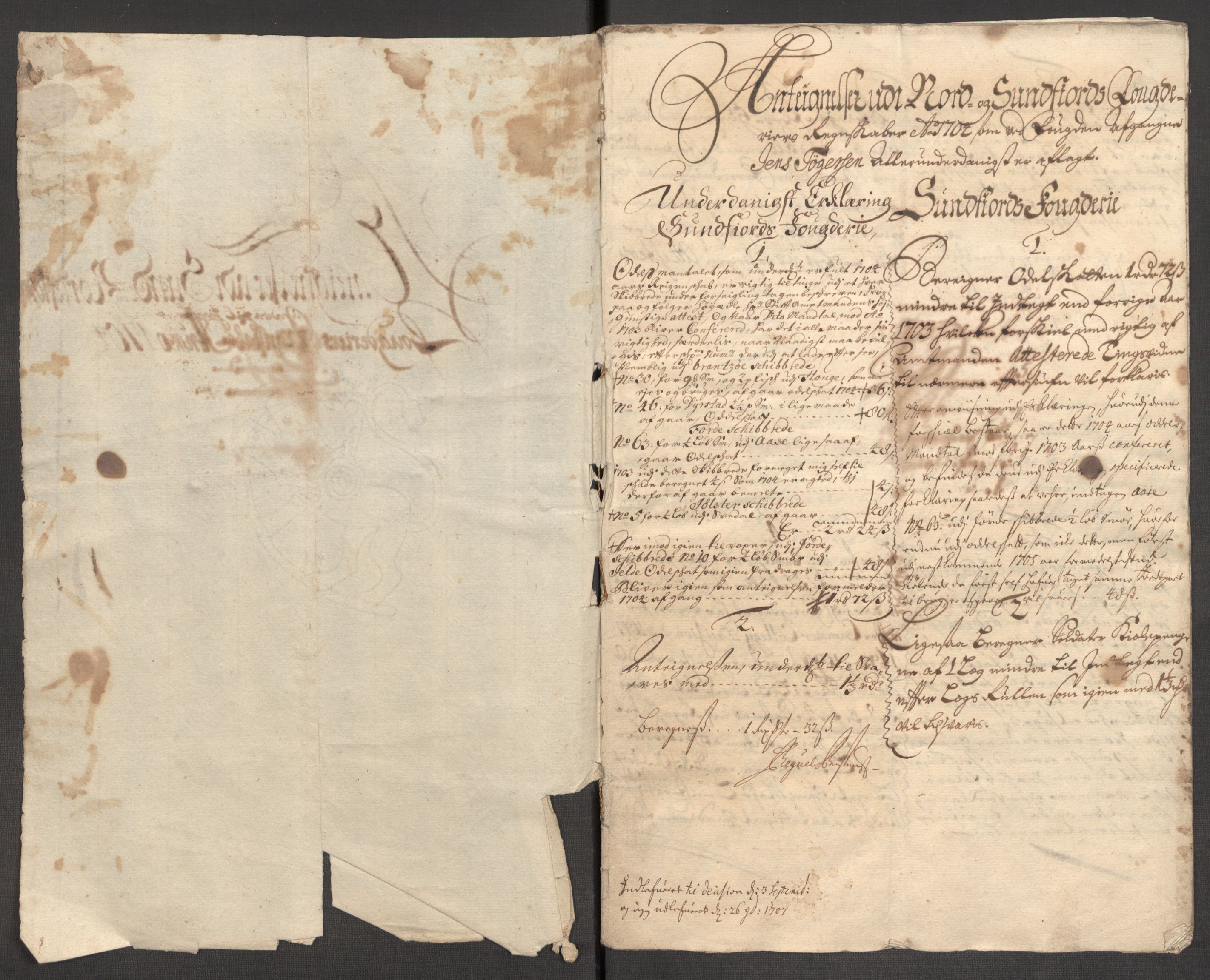 Rentekammeret inntil 1814, Reviderte regnskaper, Fogderegnskap, AV/RA-EA-4092/R53/L3428: Fogderegnskap Sunn- og Nordfjord, 1704, p. 298