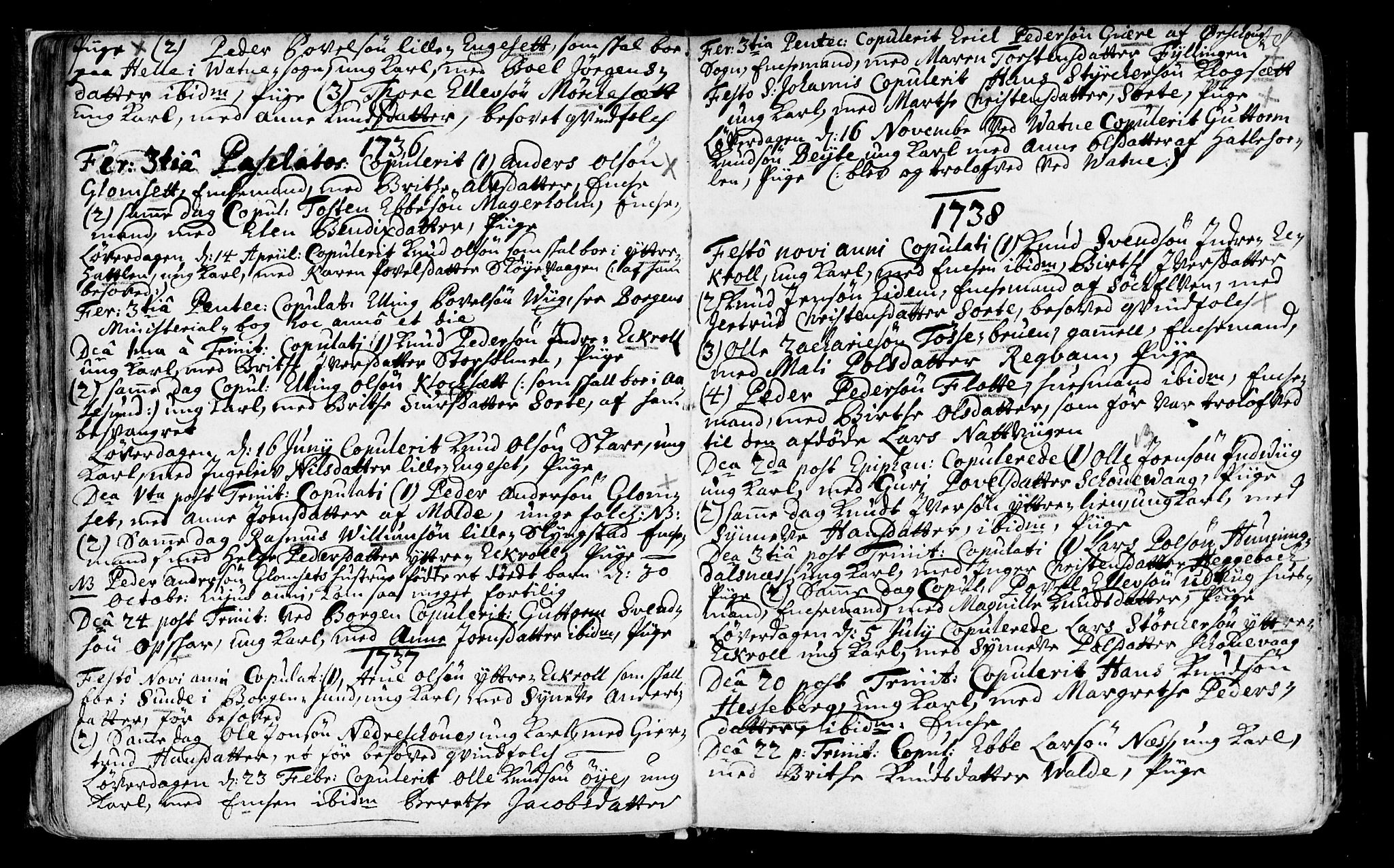 Ministerialprotokoller, klokkerbøker og fødselsregistre - Møre og Romsdal, AV/SAT-A-1454/524/L0349: Parish register (official) no. 524A01, 1698-1779, p. 48