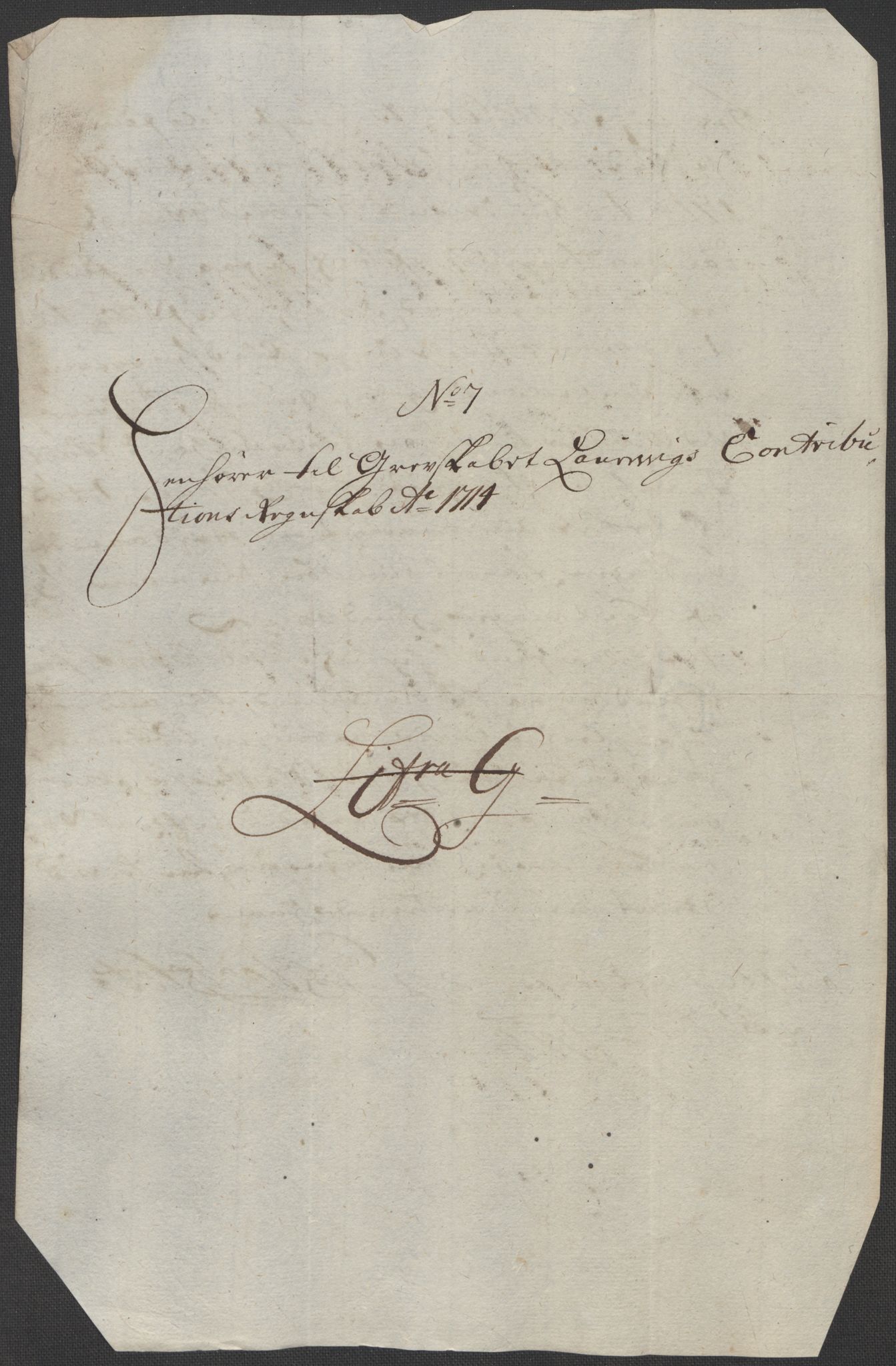 Rentekammeret inntil 1814, Reviderte regnskaper, Fogderegnskap, RA/EA-4092/R33/L1986: Fogderegnskap Larvik grevskap, 1714-1715, p. 164